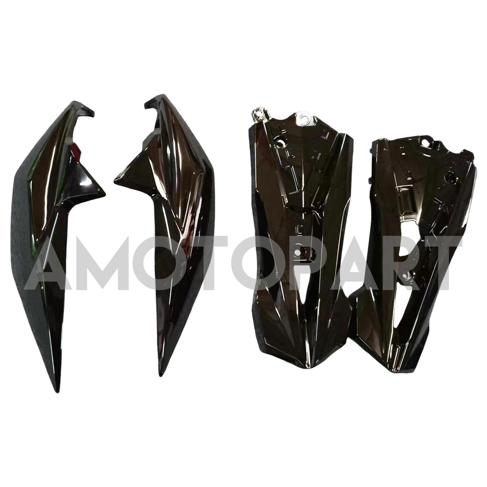 Amotopart 2013-2018 Kawasaki Z800 Green&Black Style2 Fairing Kit
