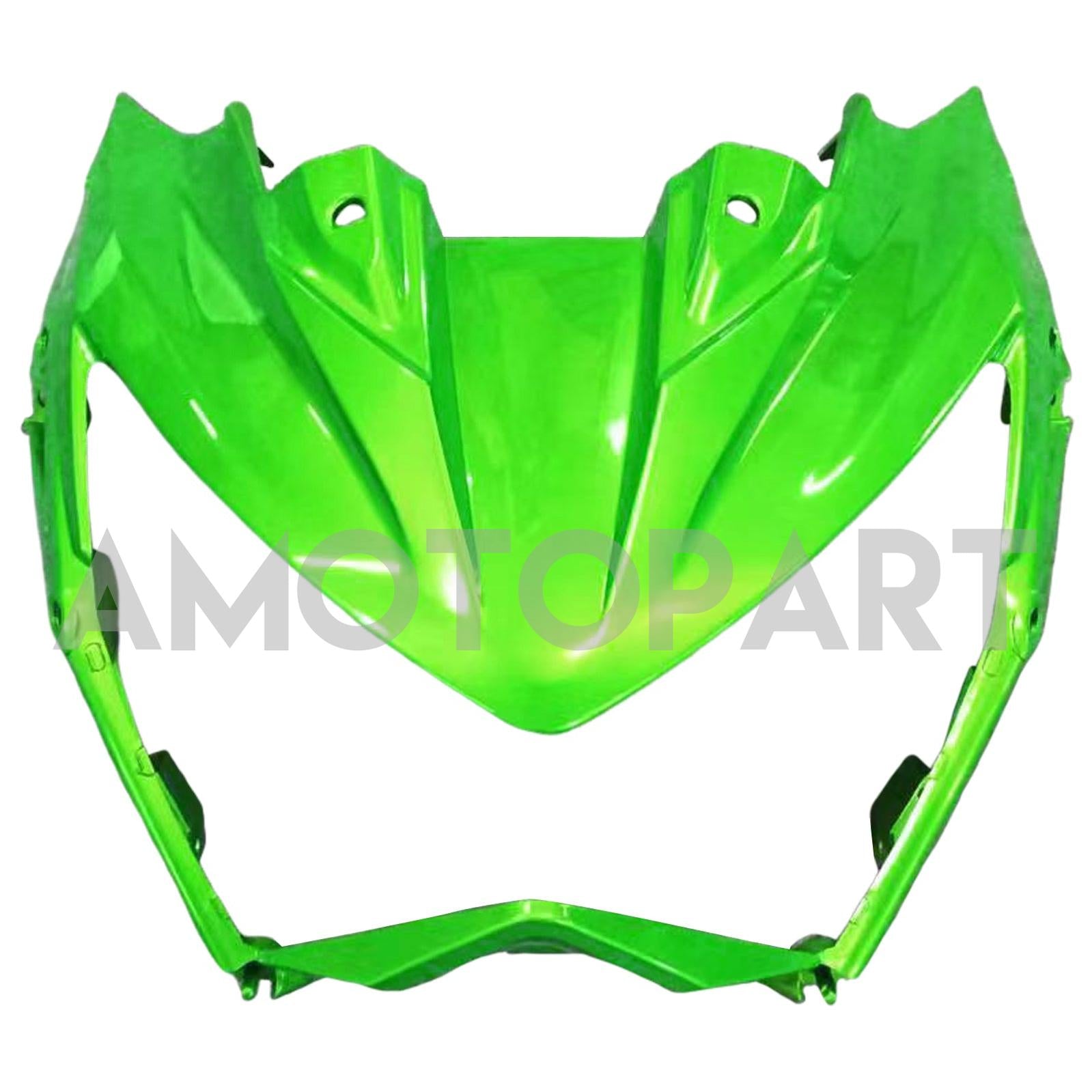 Amotopart 2013-2018 Kawasaki Z800 Green&Black Style2 Fairing Kit