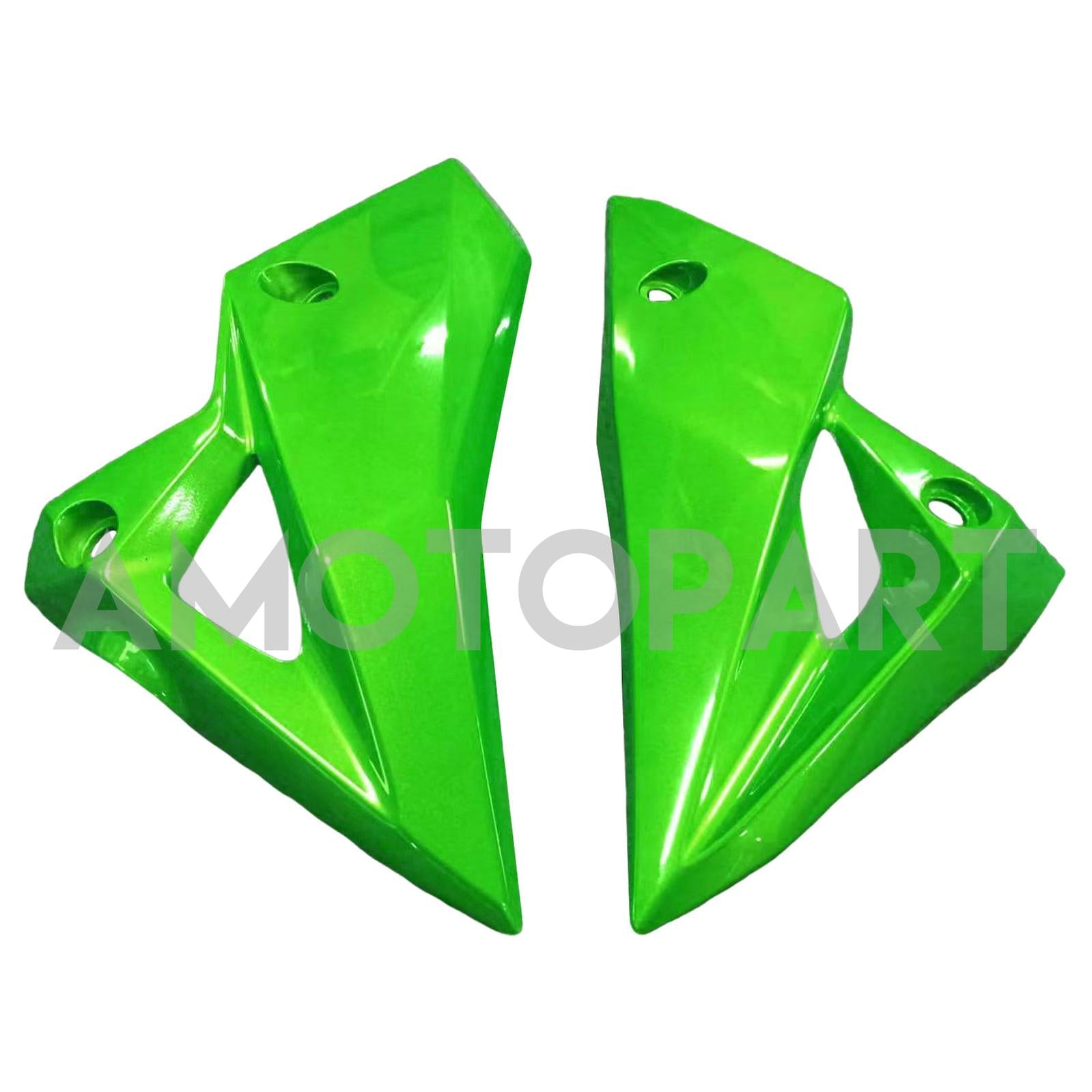 Amotopart 2013-2018 Kawasaki Z800 Green&Black Style2 Fairing Kit