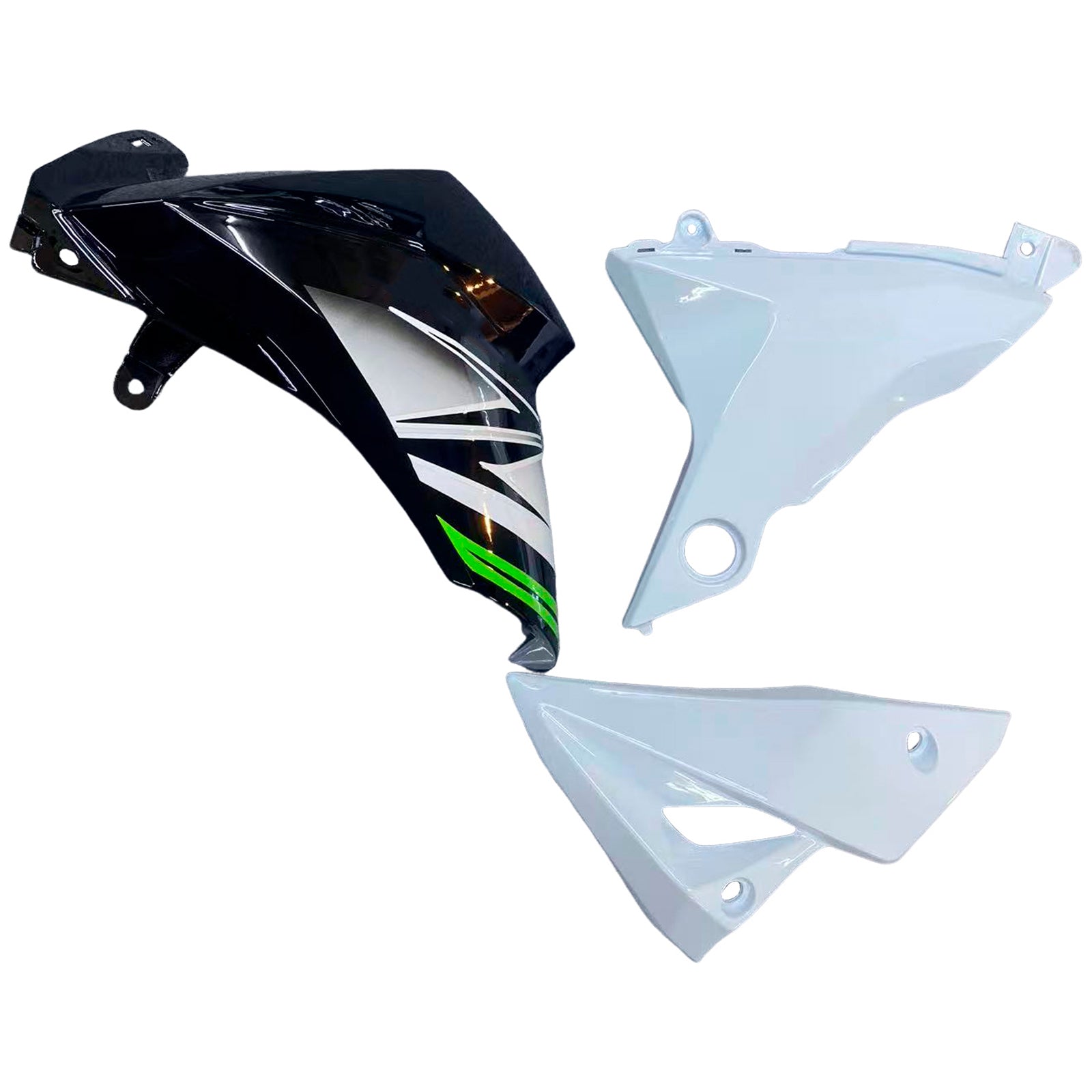 カインダメ　黒白セット Amotopart 2013-2018 Kawasaki Z800 White Black Fairing Kit