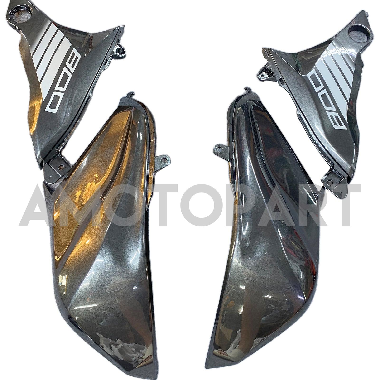 Amotopart 2013-2018 Kawasaki Z800 Matte Black Style1 Fairing Kit
