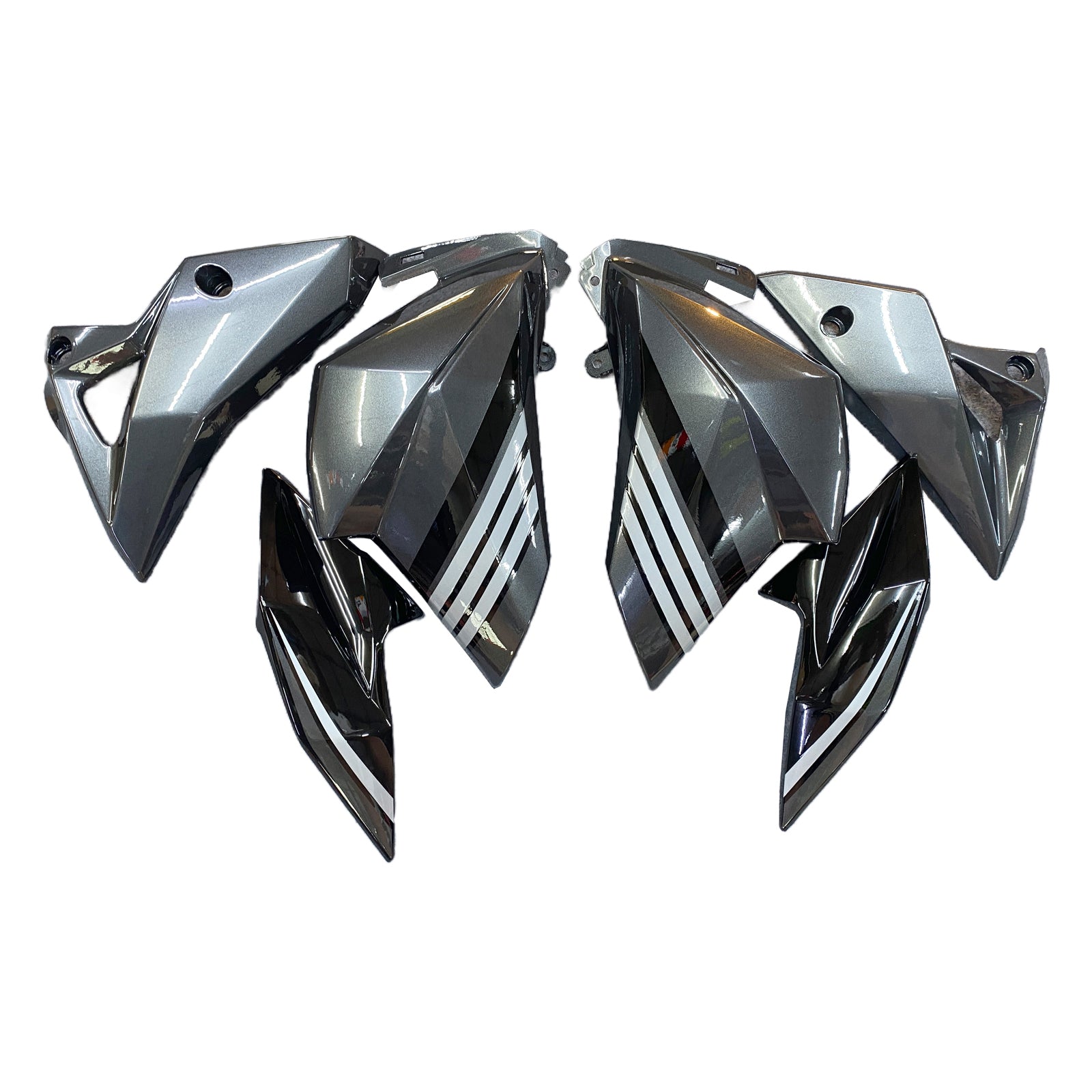 Amotopart 2013-2018 Kawasaki Z800 Matte Black Style1 Fairing Kit