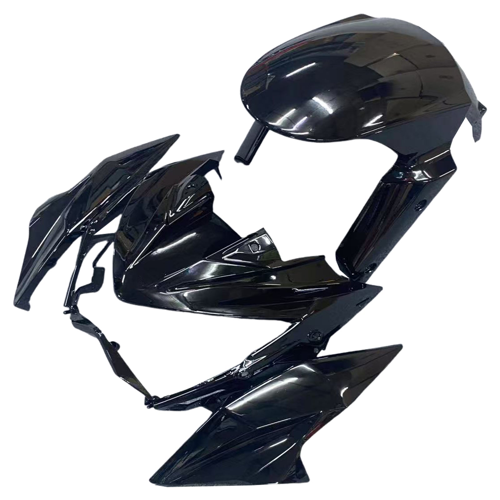 Amotopart 2013-2018 Kawasaki Z800 Black&Red Style  Fairing Kit