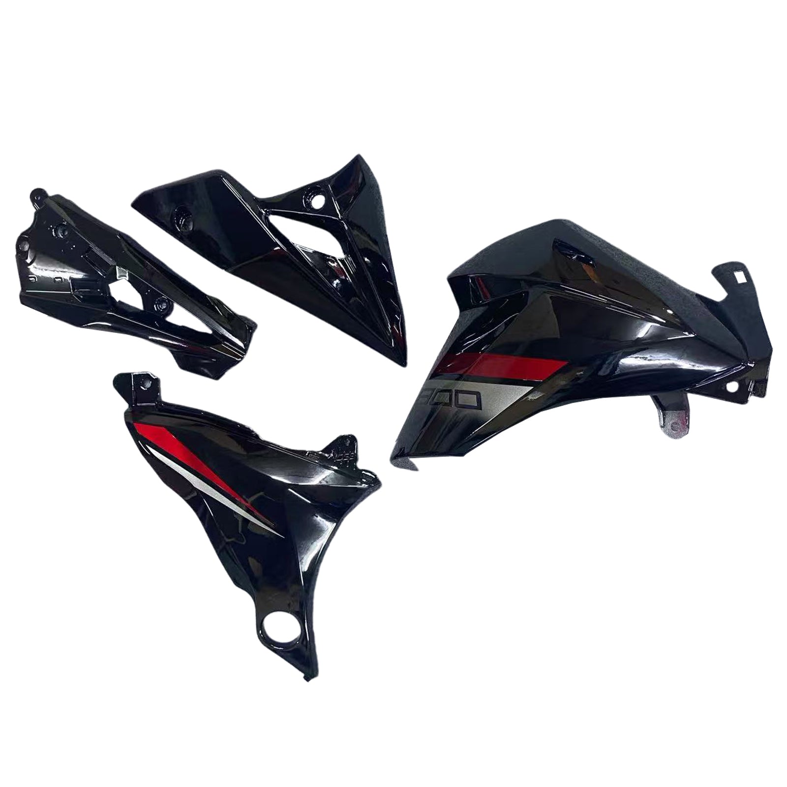 Amotopart 2013-2018 Kawasaki Z800 Black&Red Style  Fairing Kit