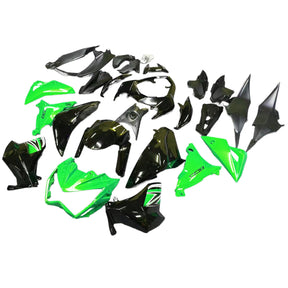 Amotopart 2013-2018 Kawasaki Z800 Black&Green Fairing Kit