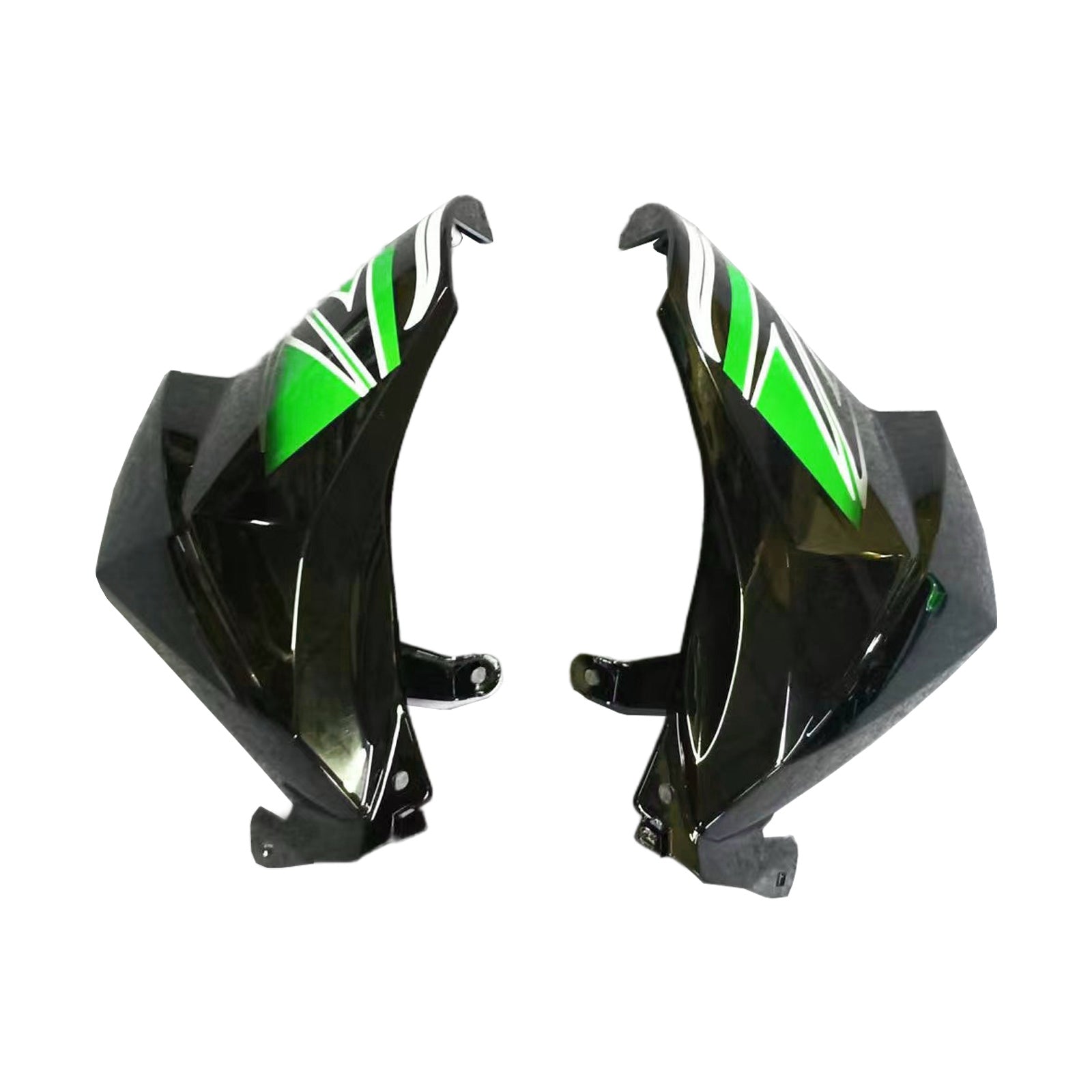 Amotopart 2013-2018 Kawasaki Z800 Black&Green Fairing Kit