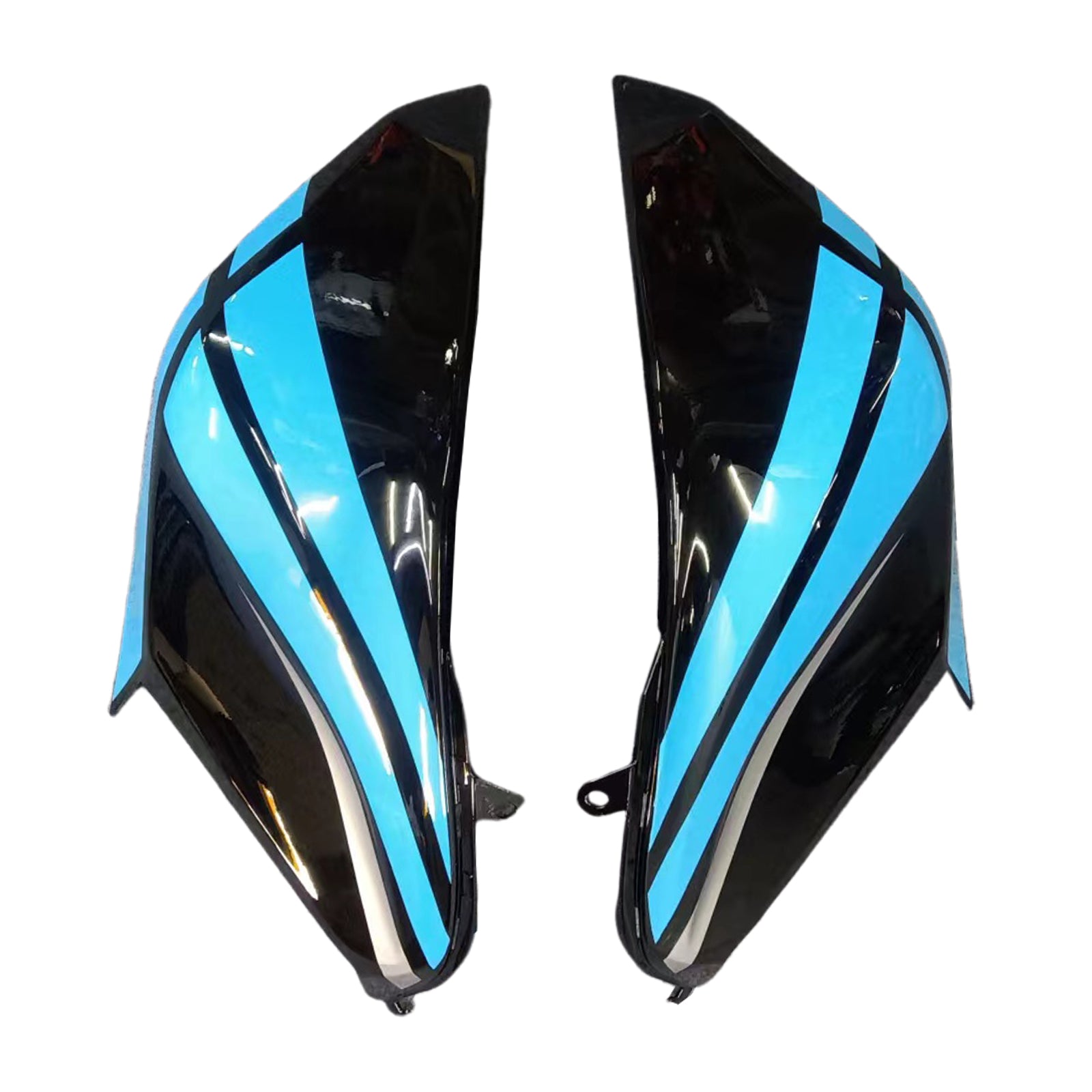 Amotopart 2013-2018 Kawasaki Z800 Light Blue Black Fairing Kit