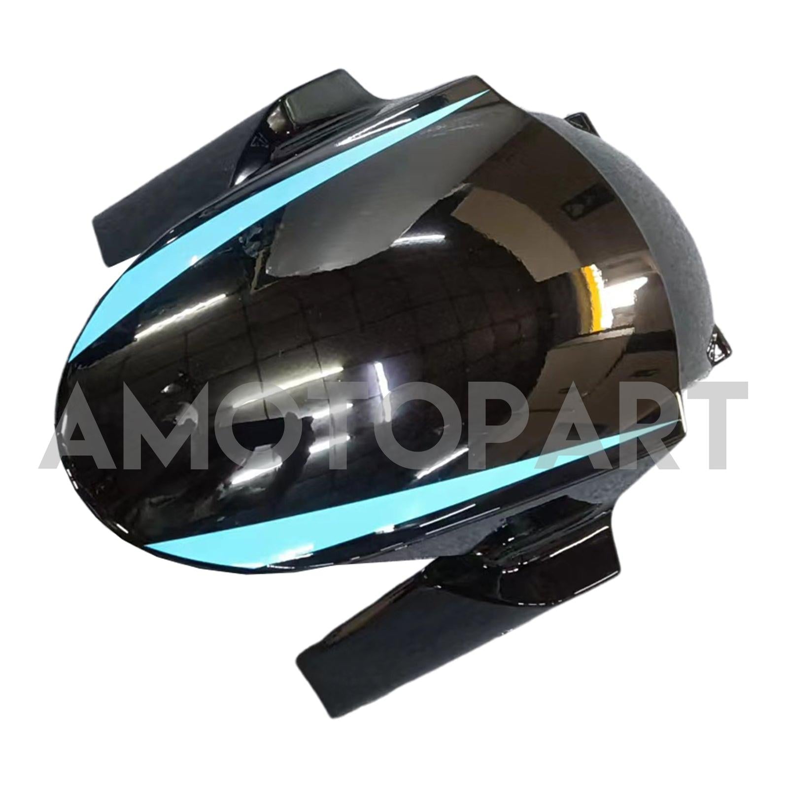 Amotopart 2013-2018 Kawasaki Z800 Light Blue Black Fairing Kit