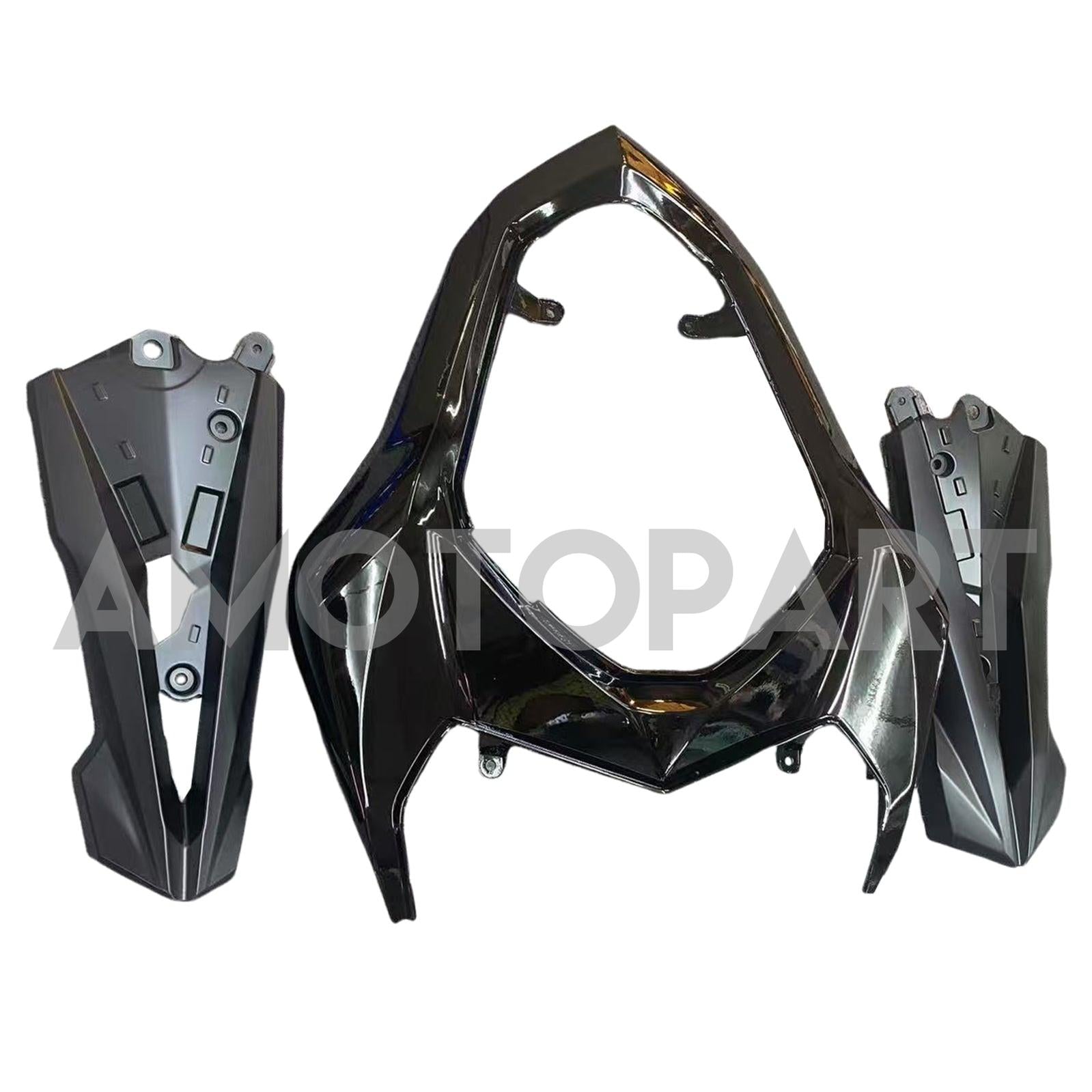 Amotopart 2013-2018 Kawasaki Z800 Blue Black Fairing Kit