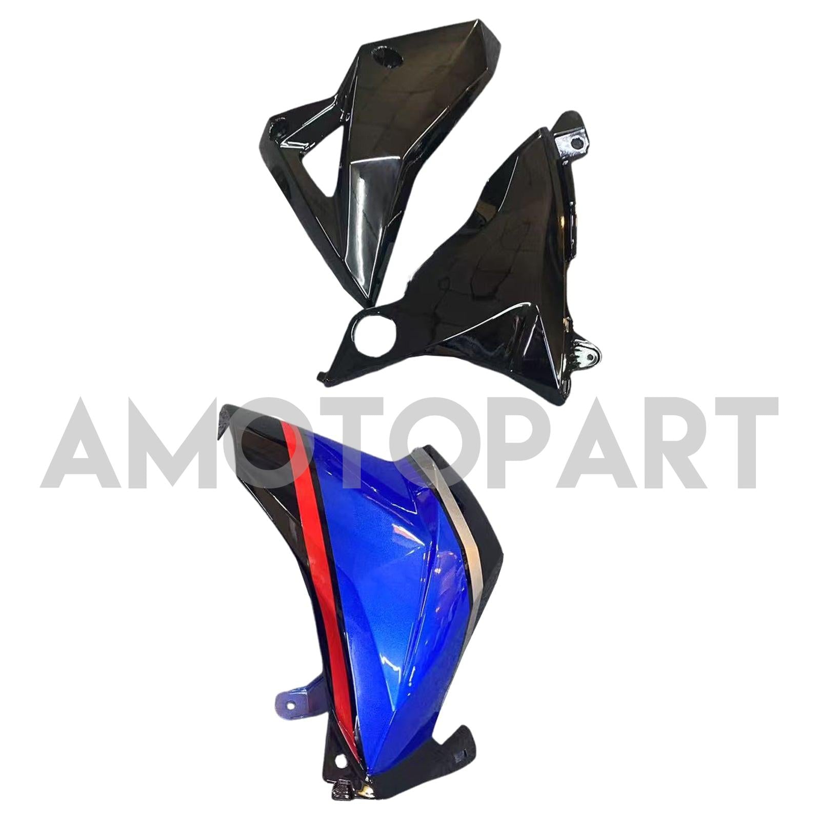 Amotopart 2013-2018 Kawasaki Z800 Blue Black Fairing Kit
