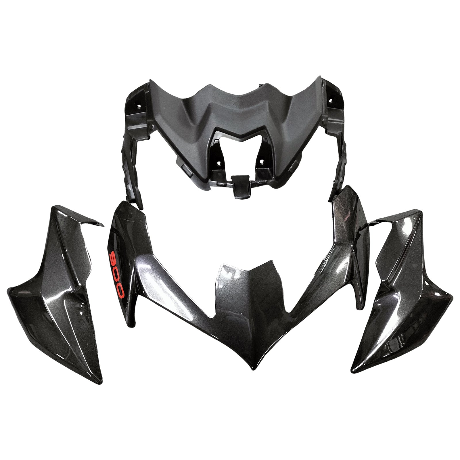 Amotopart 2020-2024 Kawasaki Z900 Matte Black Fairing Kit