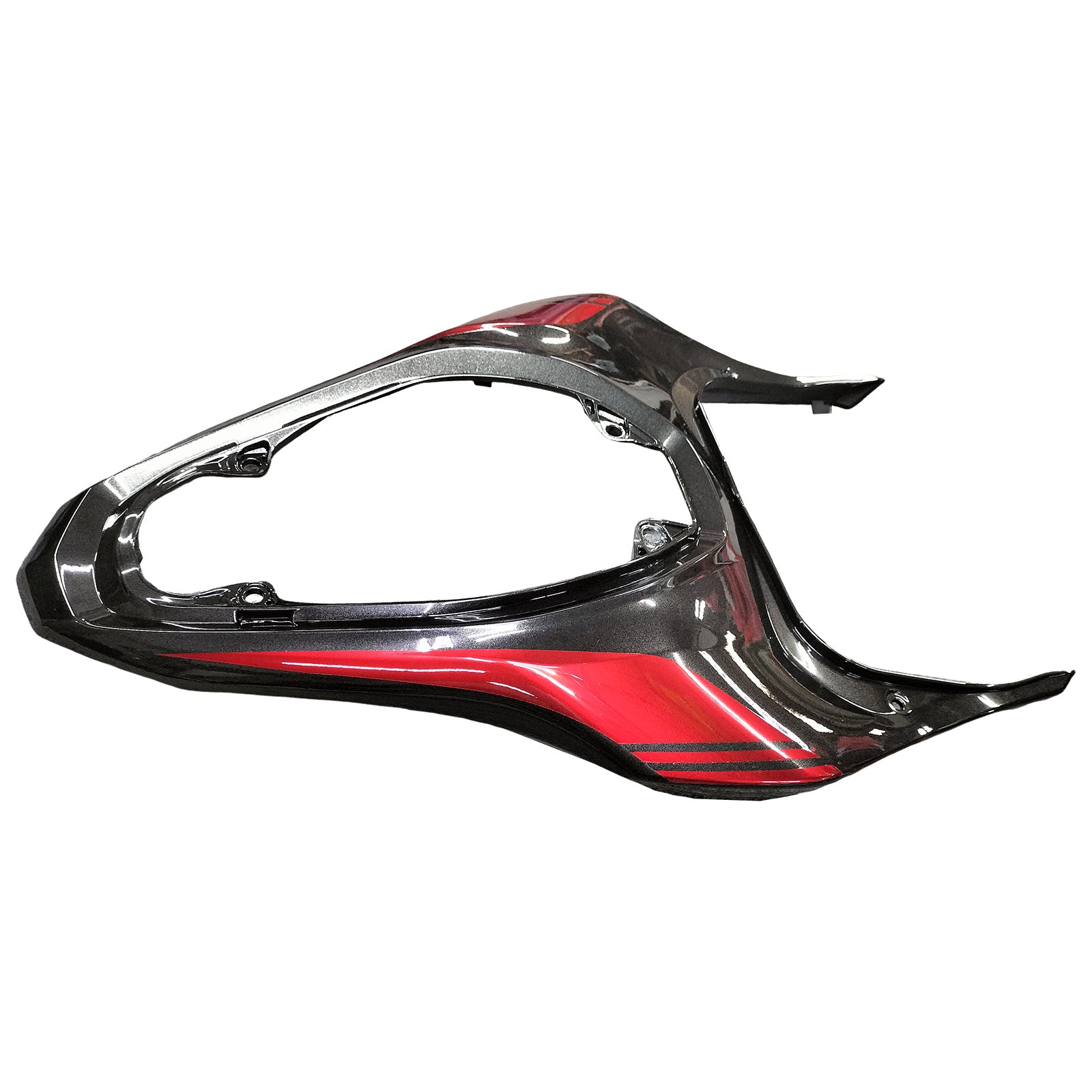 Amotopart 2020-2024 Kawasaki Z900 Matte Black With Red Accent Fairing