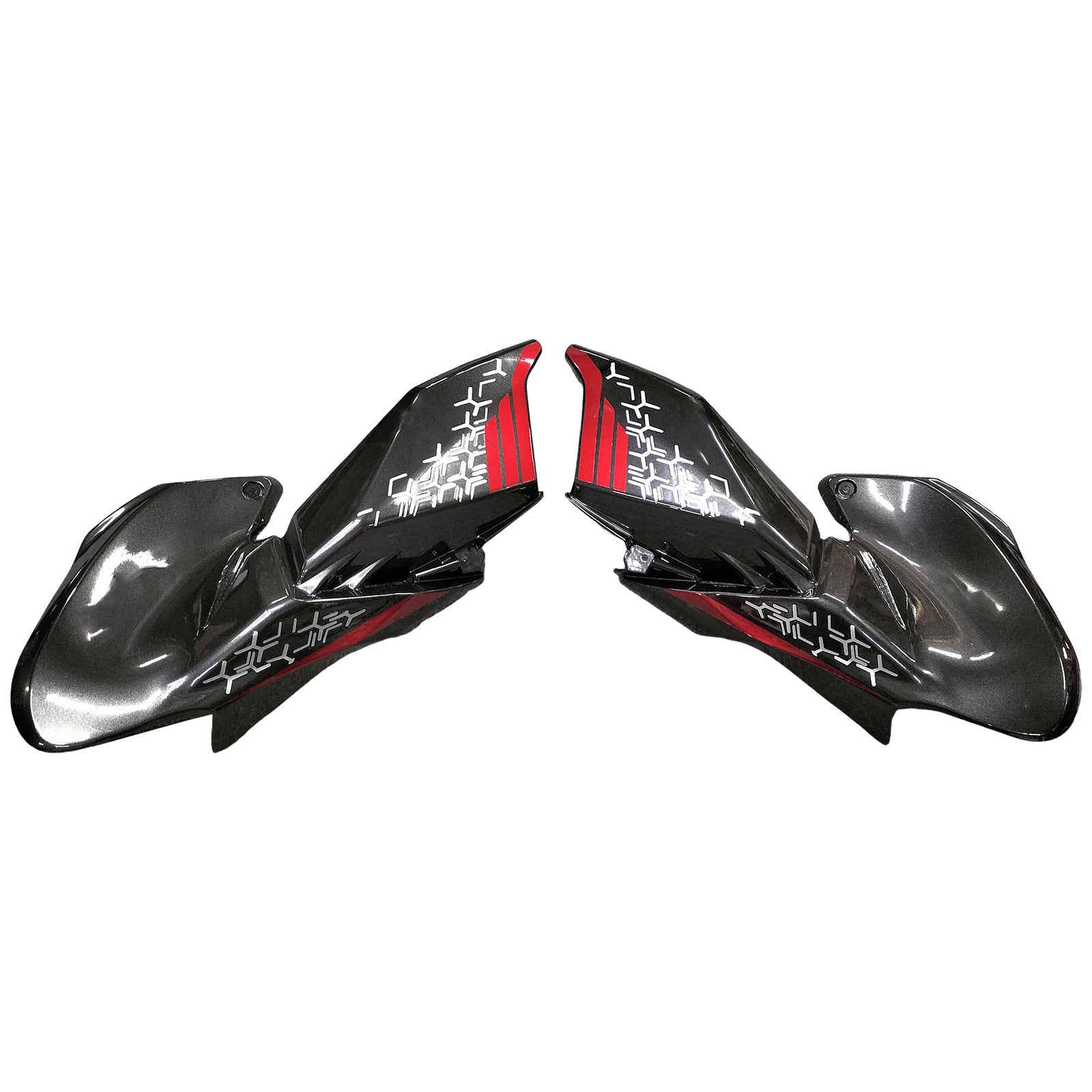 Amotopart 2020-2024 Kawasaki Z900 Matte Black With Red Accent Fairing