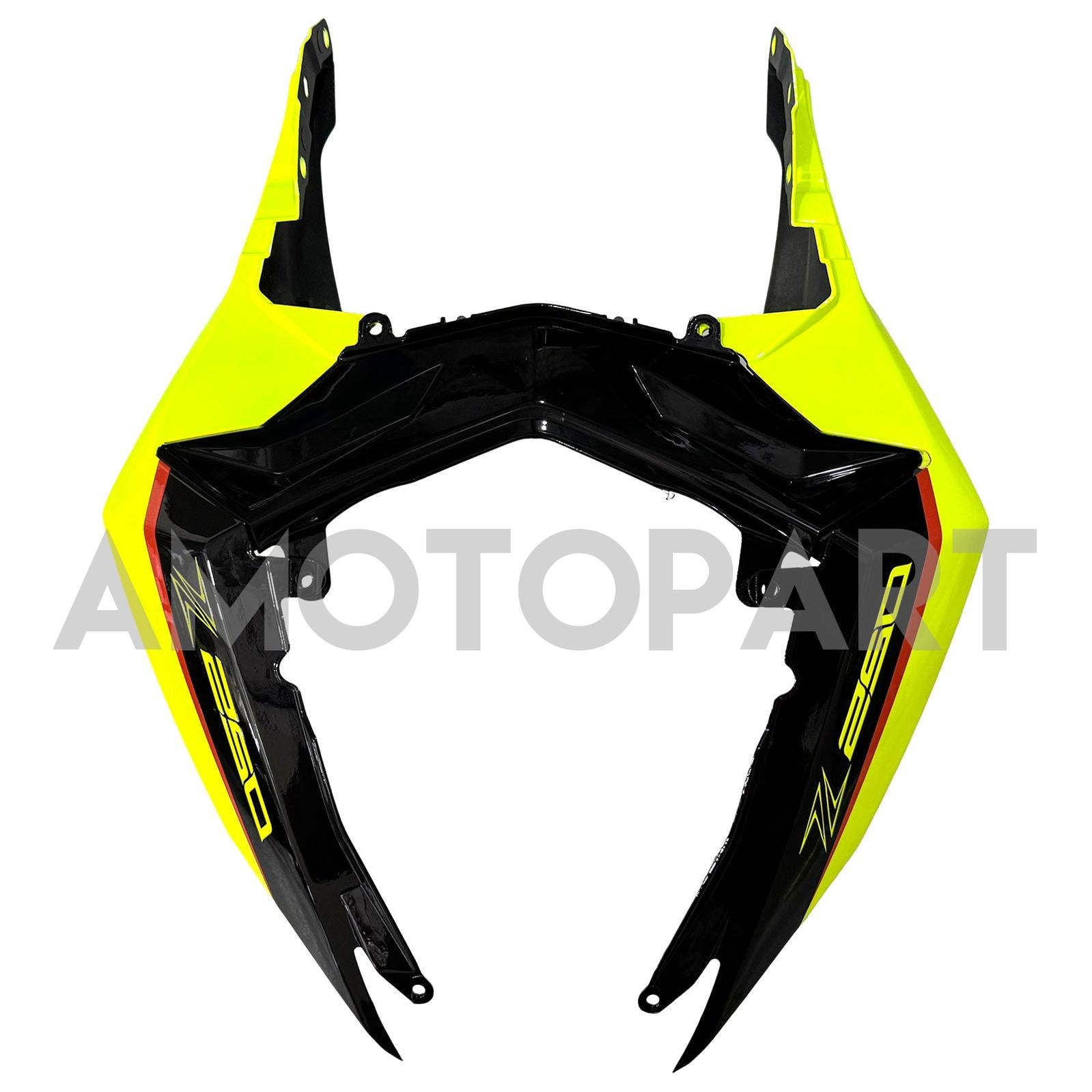 Amotopart 2015-2016 Z250 Z300 Kawasaki Yellow&Black Fairing Kit