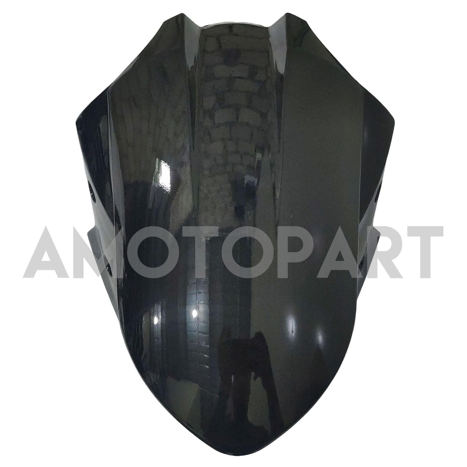 Amotopart 2015-2016 Z250 Z300 Kawasaki Black with Red Accent Fairing Kit