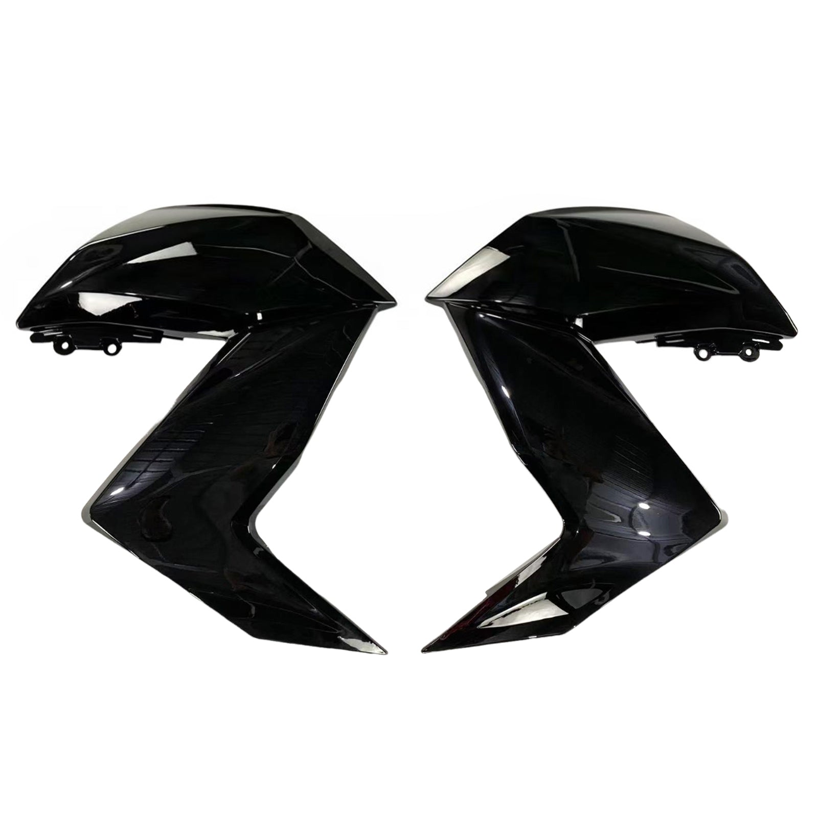 Amotopart 2015-2016 Z250 Z300 Kawasaki Kit carena verde e nero Style3