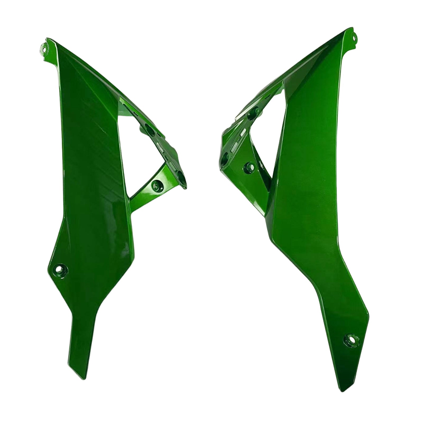 Amotopart 2015-2016 Z250 Z300 Kawasaki Kit carena verde e nero Style3
