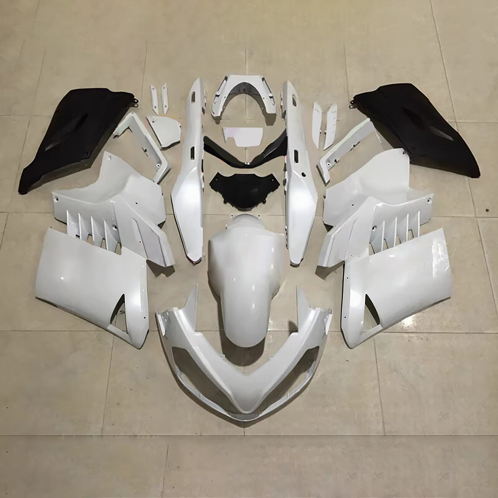 Amotopart 2007-2009 Kawasaki GTR1400/ZG1400 bílá sada kapotáže
