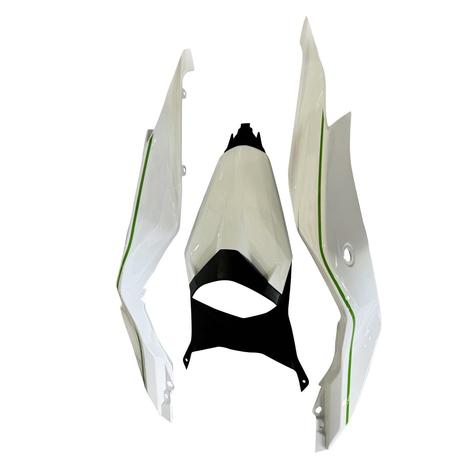 Amotopart 2019-2026 Kawasaki Ninja ZX25R ZX4R ZX4RR Kit de carenado blanco