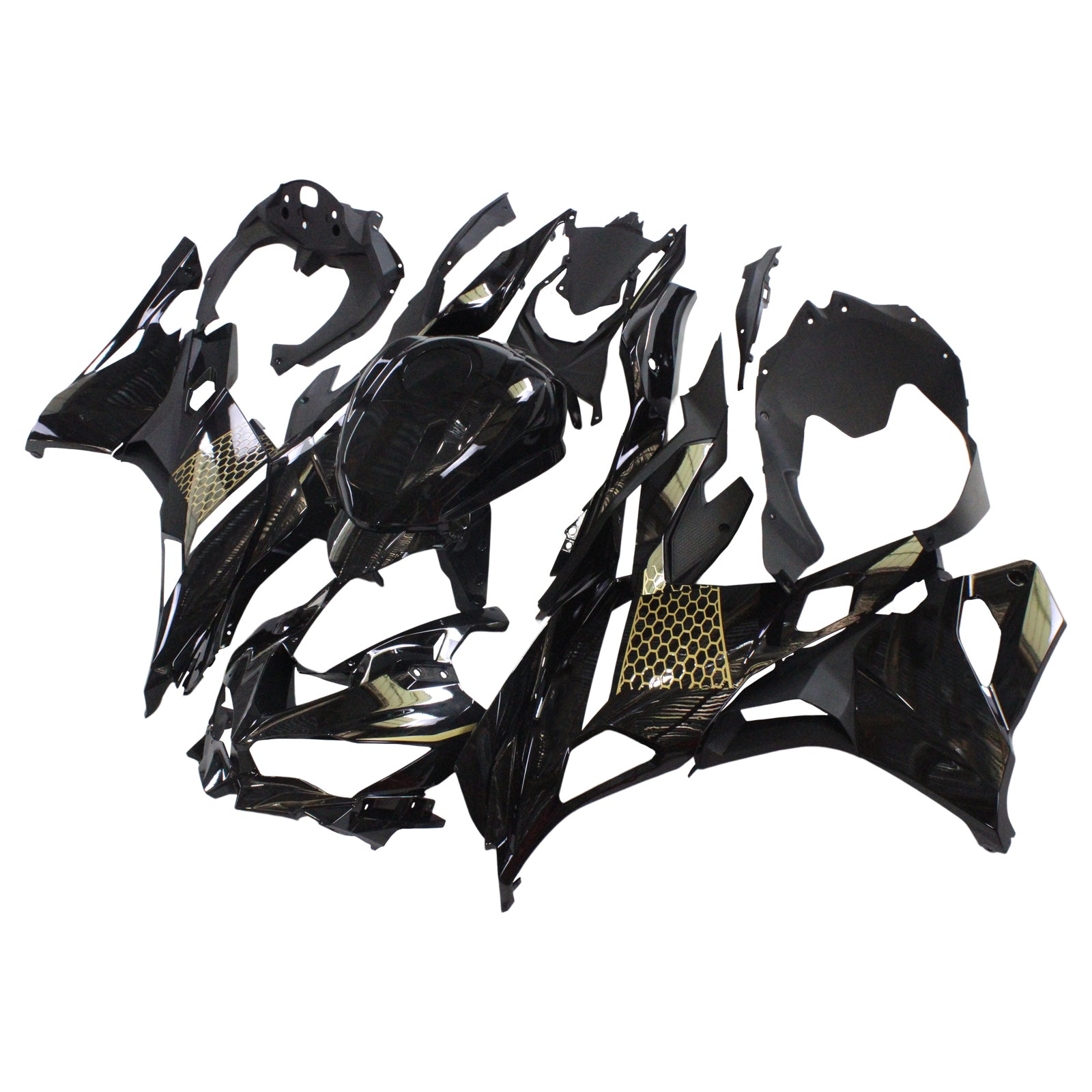 Amotopart 2019-2026 Kawasaki Ninja ZX25R ZX4R ZX4RR ブラック