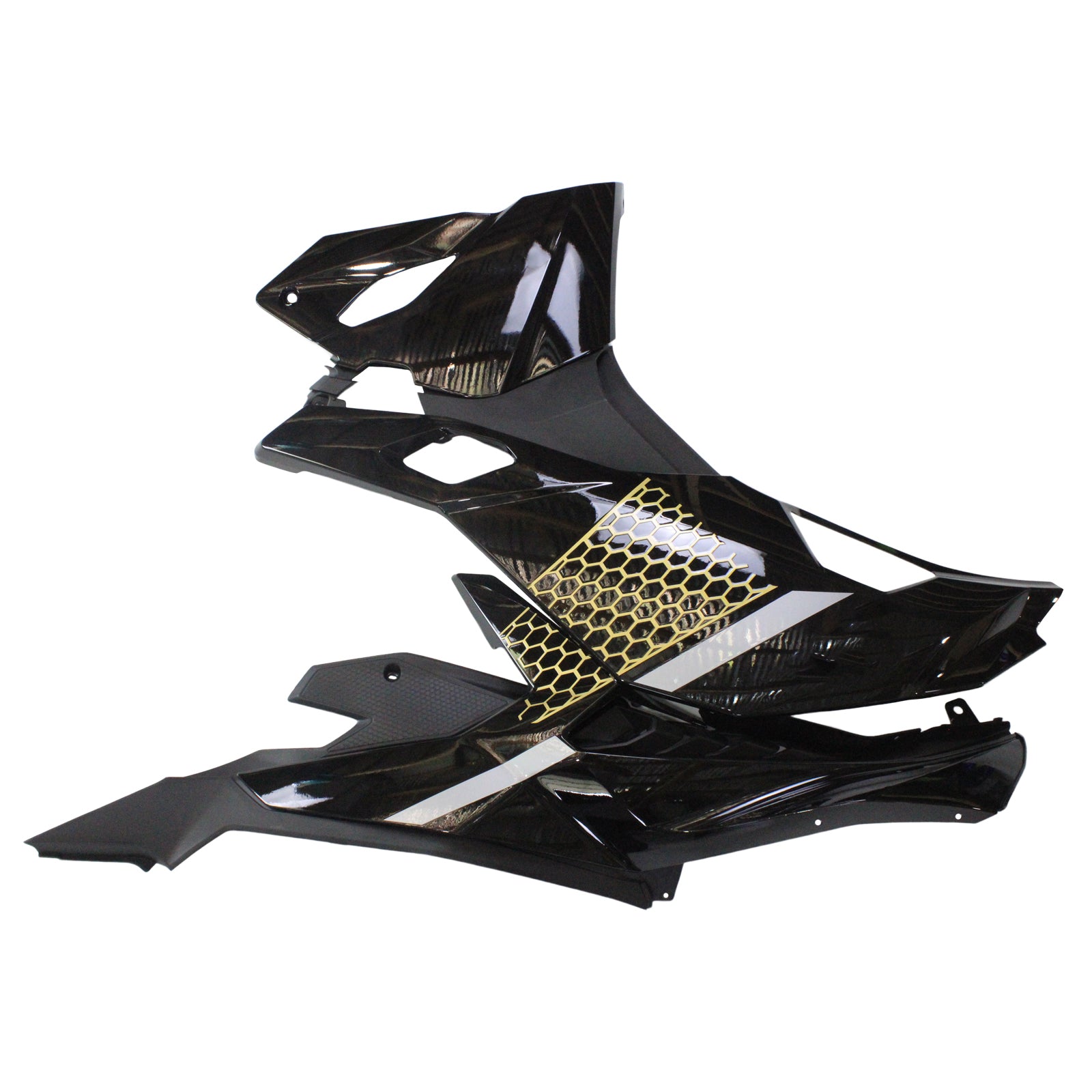 Amotopart 2019-2024 Kawasaki Ninja ZX25R ZX4R ZX4RR ブラック フェアリングキット