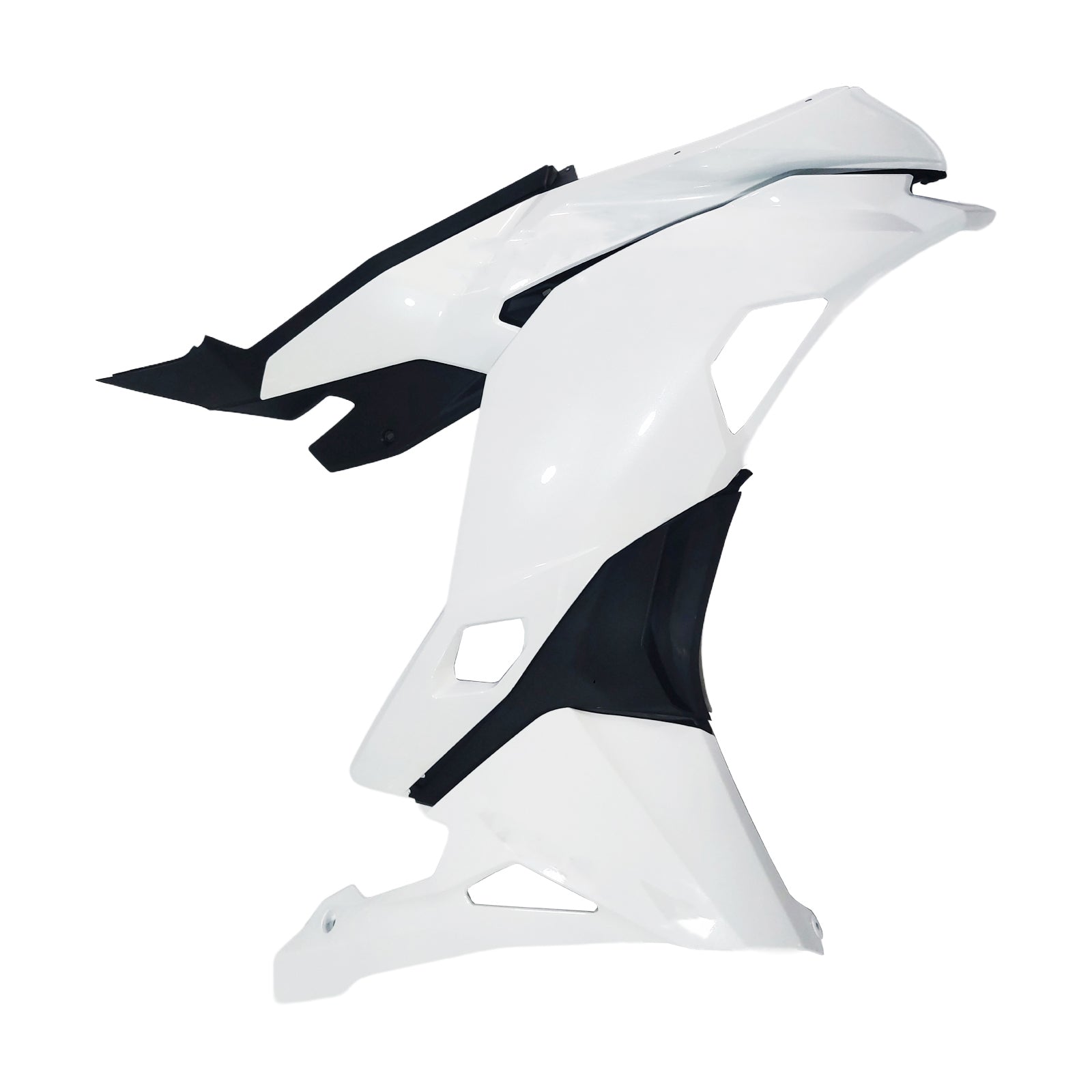 Amotopart 2019-2025 Kawasaki Ninja ZX25R ZX4R ZX4RR Pearl White Fairing Kit