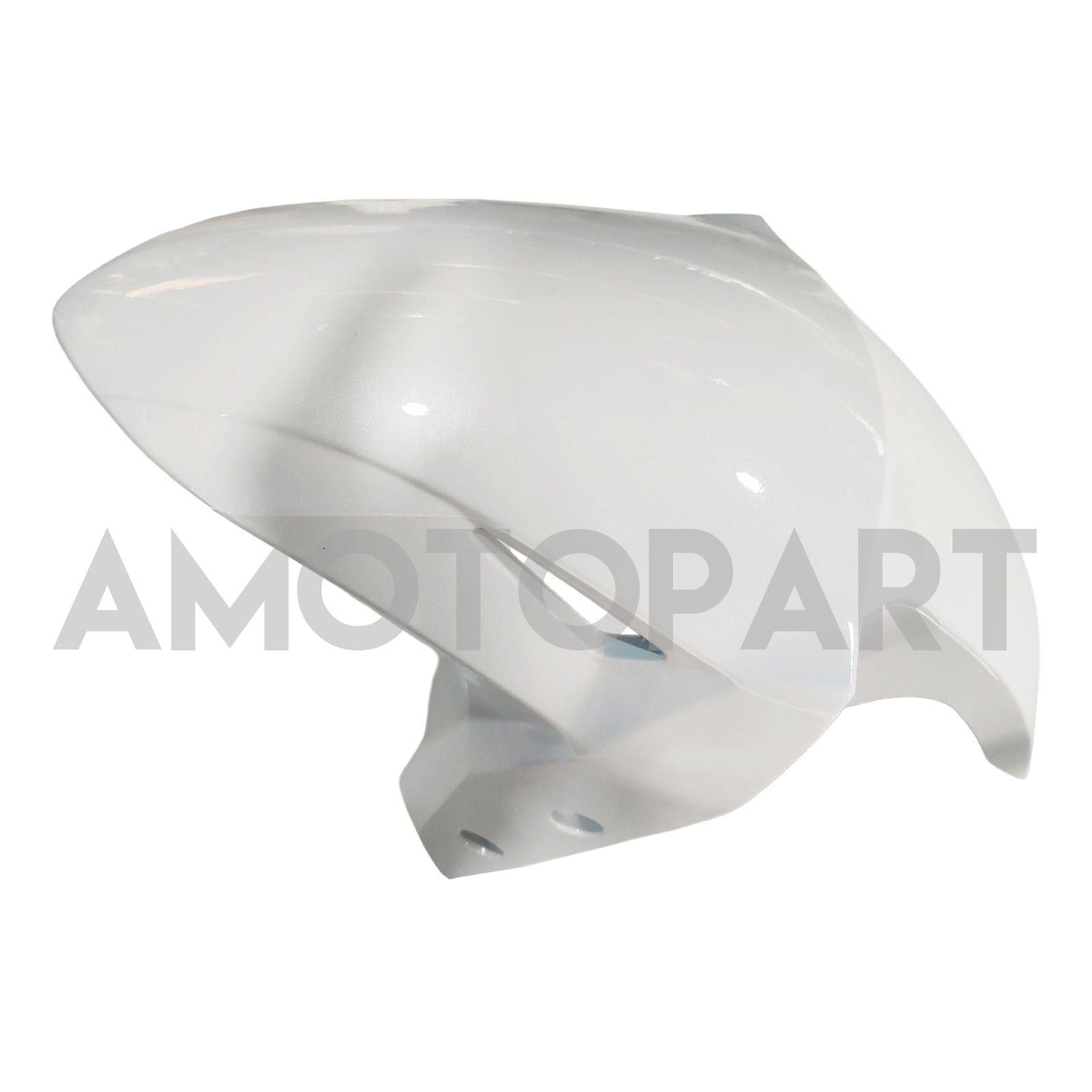 Amotopart 2019-2025 Kawasaki Ninja ZX25R ZX4R ZX4RR Pearl White & Logo Fairing Kit