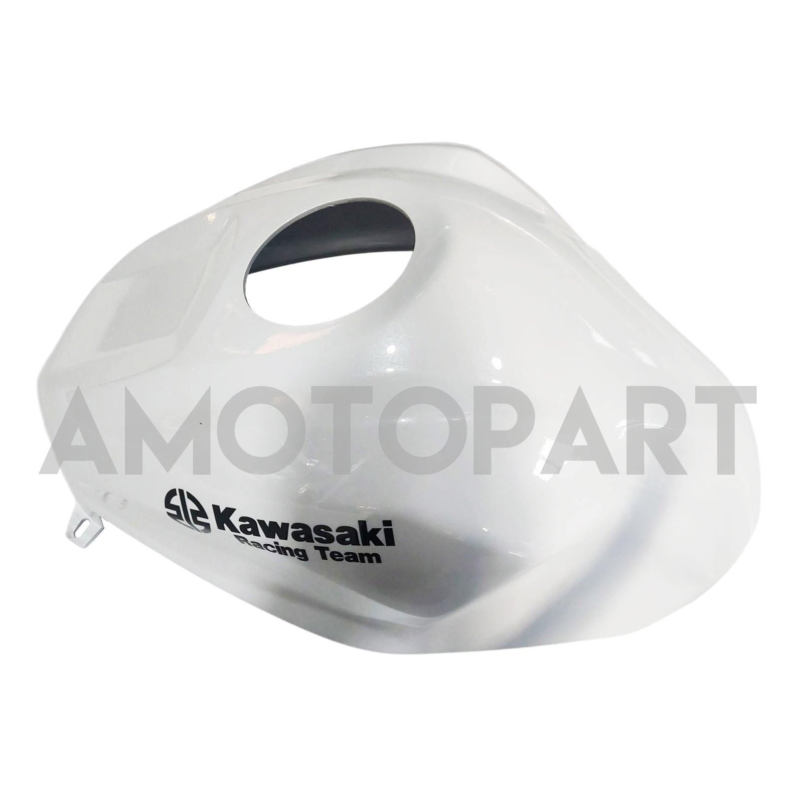 Amotopart 2019-2025 Kawasaki Ninja ZX25R ZX4R ZX4RR Pearl White & Logo Fairing Kit