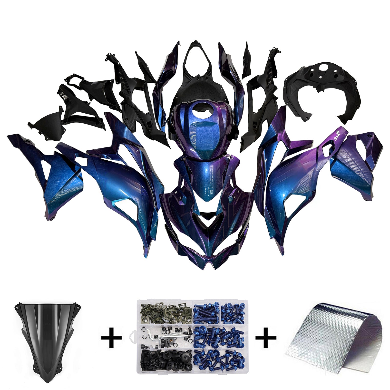 Amotopart 2019-2024 Kawasaki Ninja ZX25R ZX4R ZX4RR グラデーション