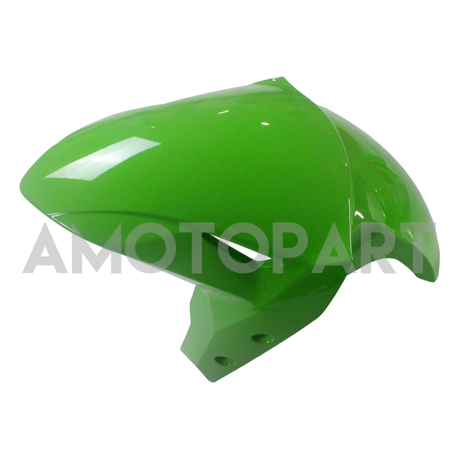 Amotopart 2019-2025 Kawasaki Ninja ZX25R ZX4R ZX4RR Schwarzes hellgrünes Kit