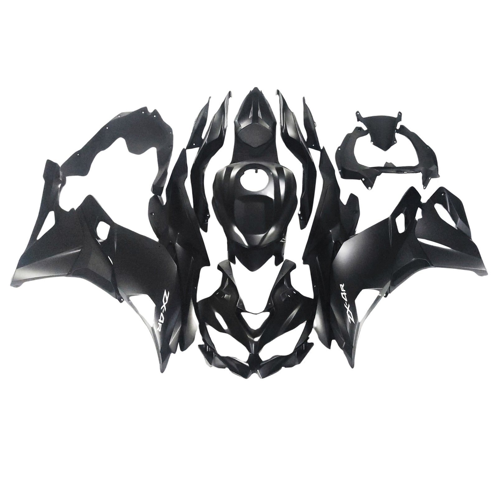 Amotopart 2019-2026 Kawasaki Ninja ZX25R ZX4R ZX4RR Matte Black Fairing Kit