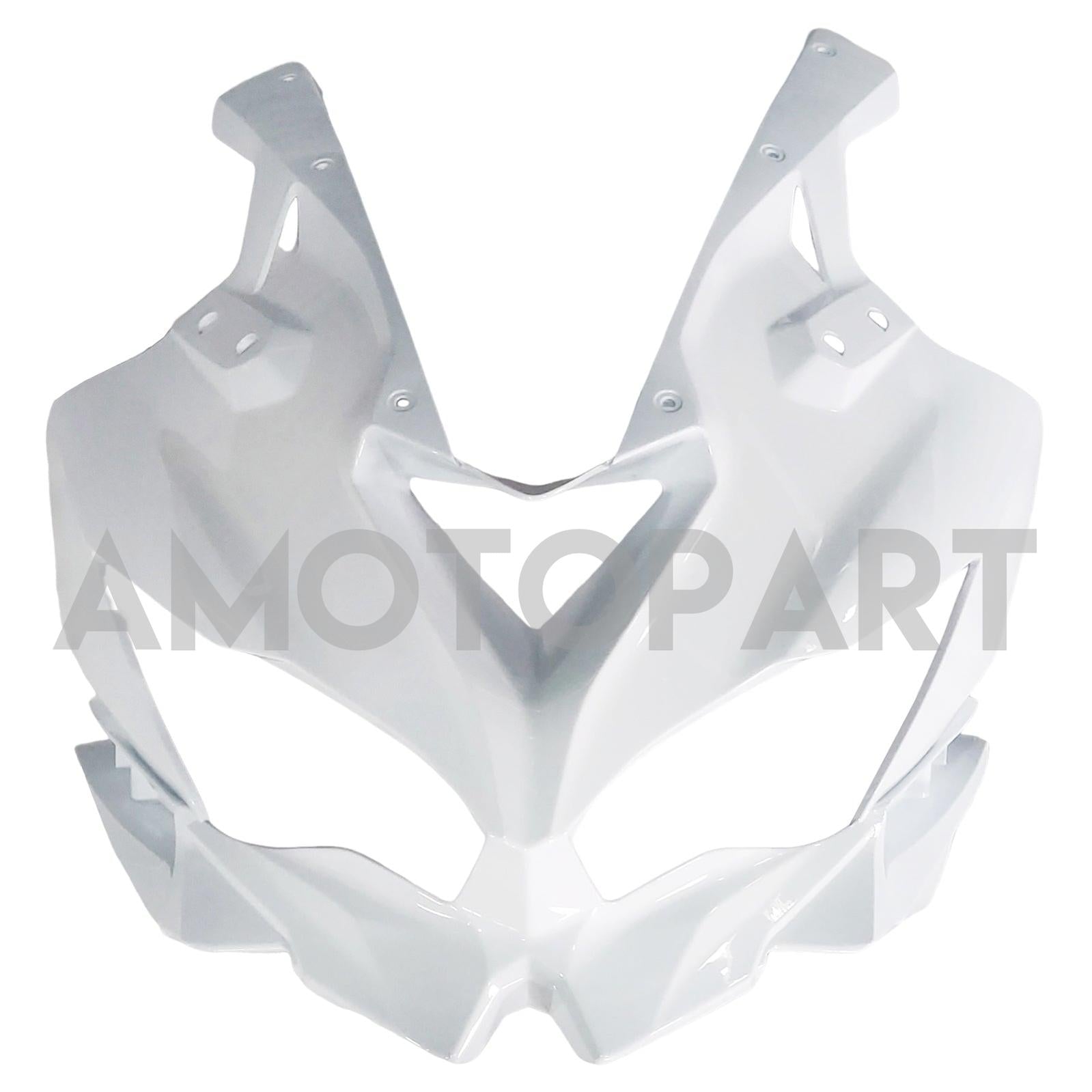Amotopart 2019-2025 Kawasaki Ninja ZX25R ZX4R ZX4RR Pearl White Fairing Kit