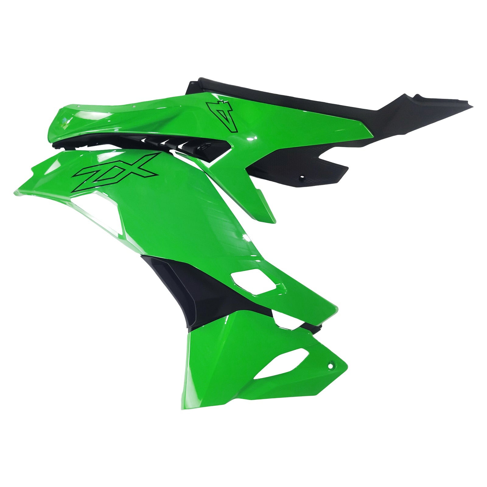 Amotopart 2019-2026 Kawasaki Ninja ZX25R ZX4R ZX4RR Light Green Fairing Kit