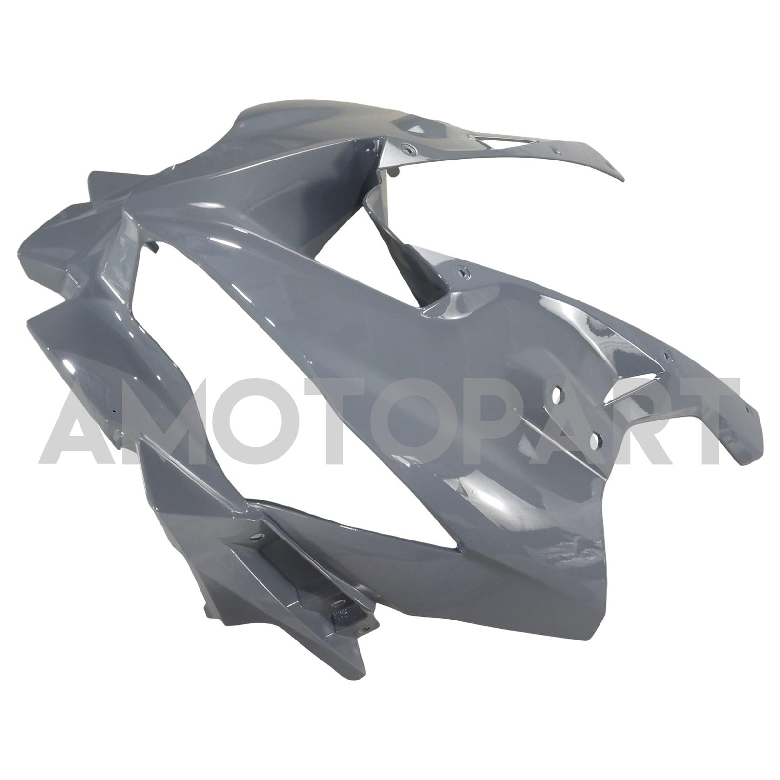 Amotopart 2019-2025 Kawasaki Ninja Zx25R ZX4R ZX4RR Glossy Gray Fairing Kit