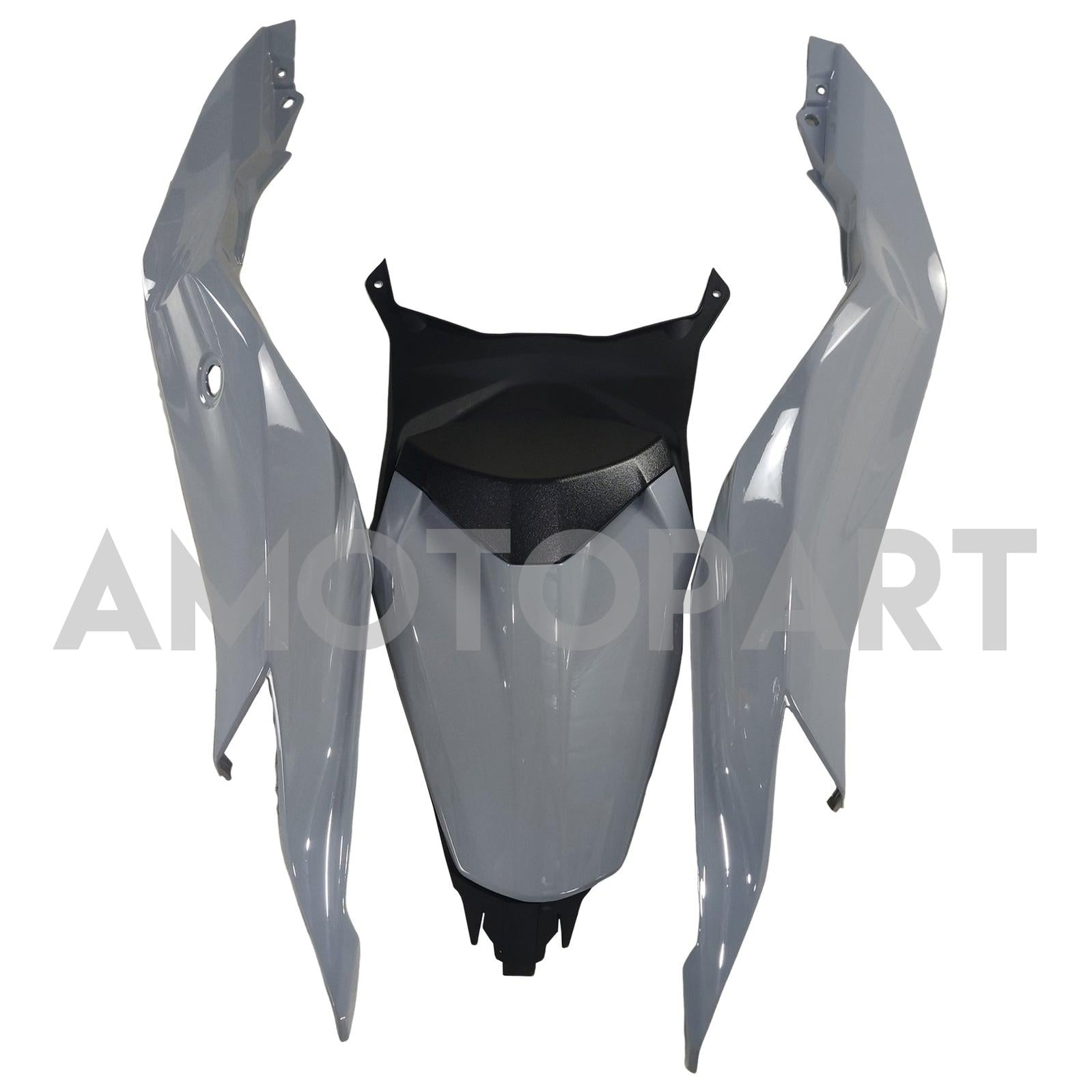 Amotopart 2019-2025 Kawasaki Ninja Zx25R ZX4R ZX4RR Glossy Gray Fairing Kit