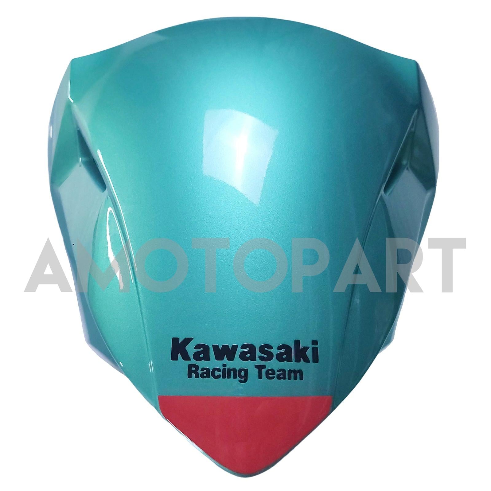 Amotopart 2019-2025 Ninja ZX-25R ZX-4R ZX-4RR Kawasaki Green & Red Stripes Fairing Kit