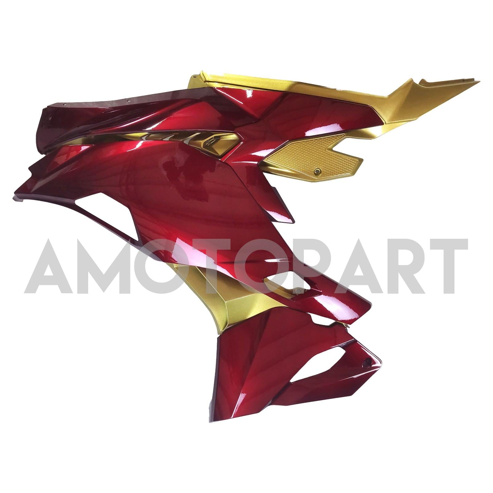 Amotopart 2019-2025 Ninja ZX-25R ZX-4R ZX-4RR Kawasaki Red&Gold Fairing Kit