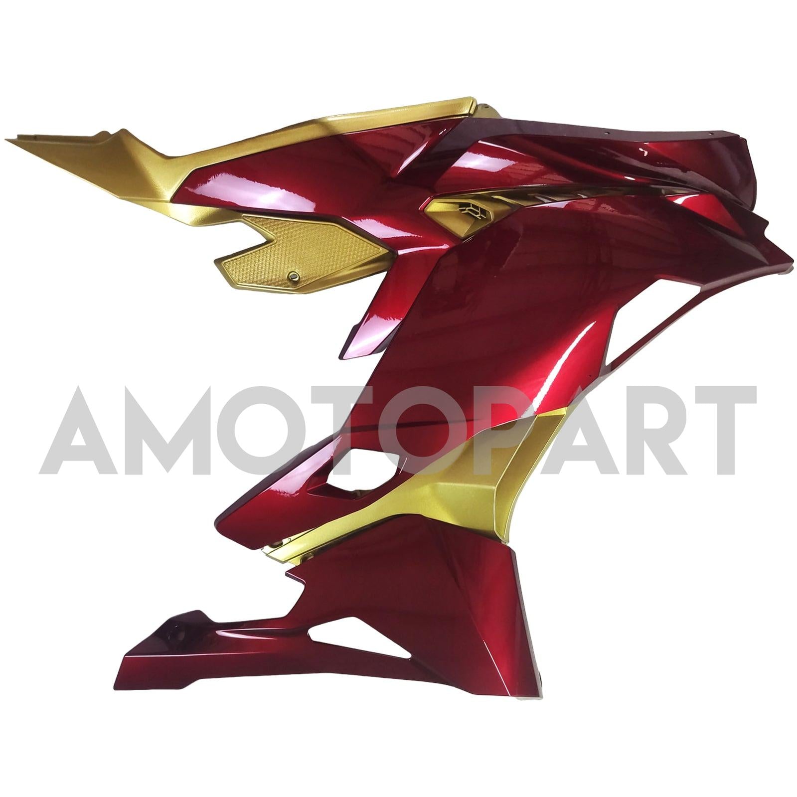 Amotopart 2019-2025 Ninja ZX-25R ZX-4R ZX-4RR Kawasaki Red&Gold Fairing Kit