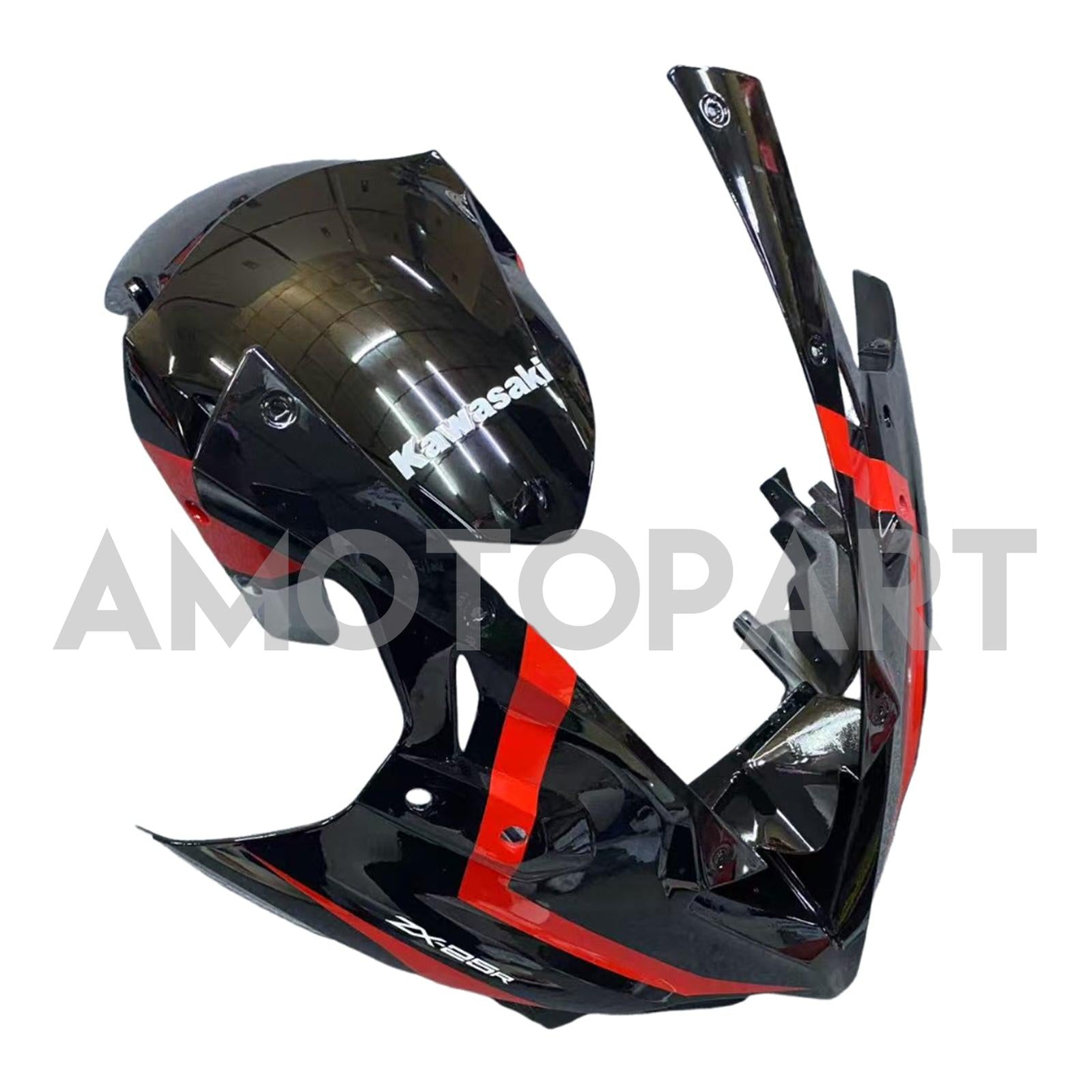 Amotopart 2019–2025 Ninja ZX-25R ZX-4R ZX-4RR Kawasaki Rot&Silbernes Verkleidungsset