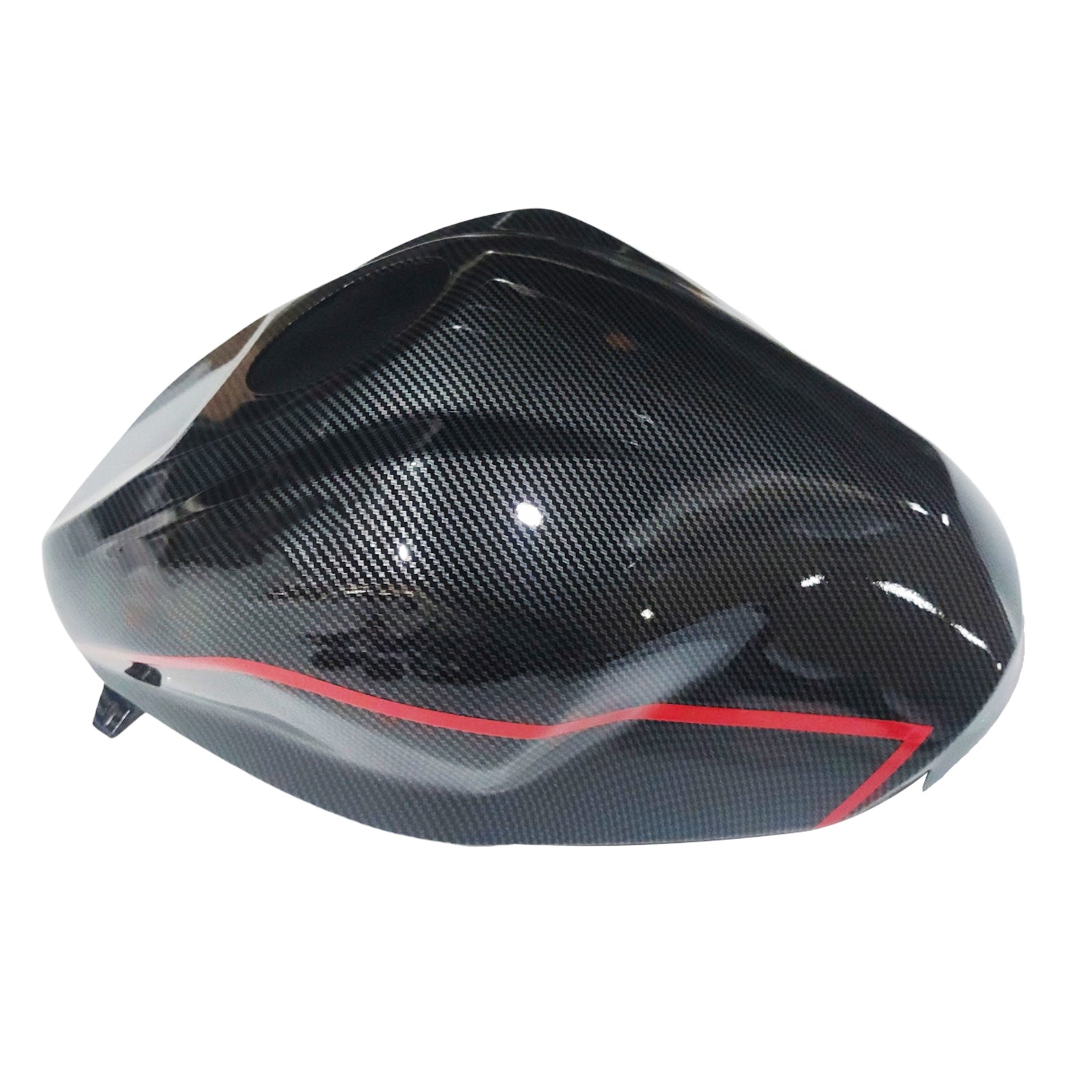 Amotopart 2019–2025 Ninja ZX-25R ZX-4R ZX-4RR Kawasaki Kohlefaser mit roten Akzenten Verkleidungsset