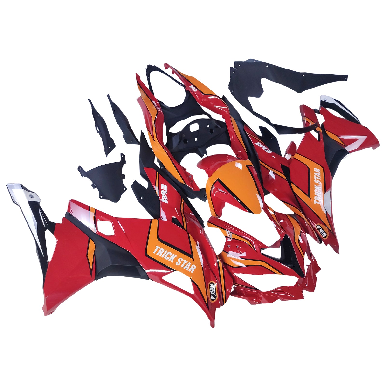 Amotopart 2019-2026 Ninja ZX-25R ZX-4R ZX-4RR Kawasaki Rood&OKuipenset voor het hele assortiment