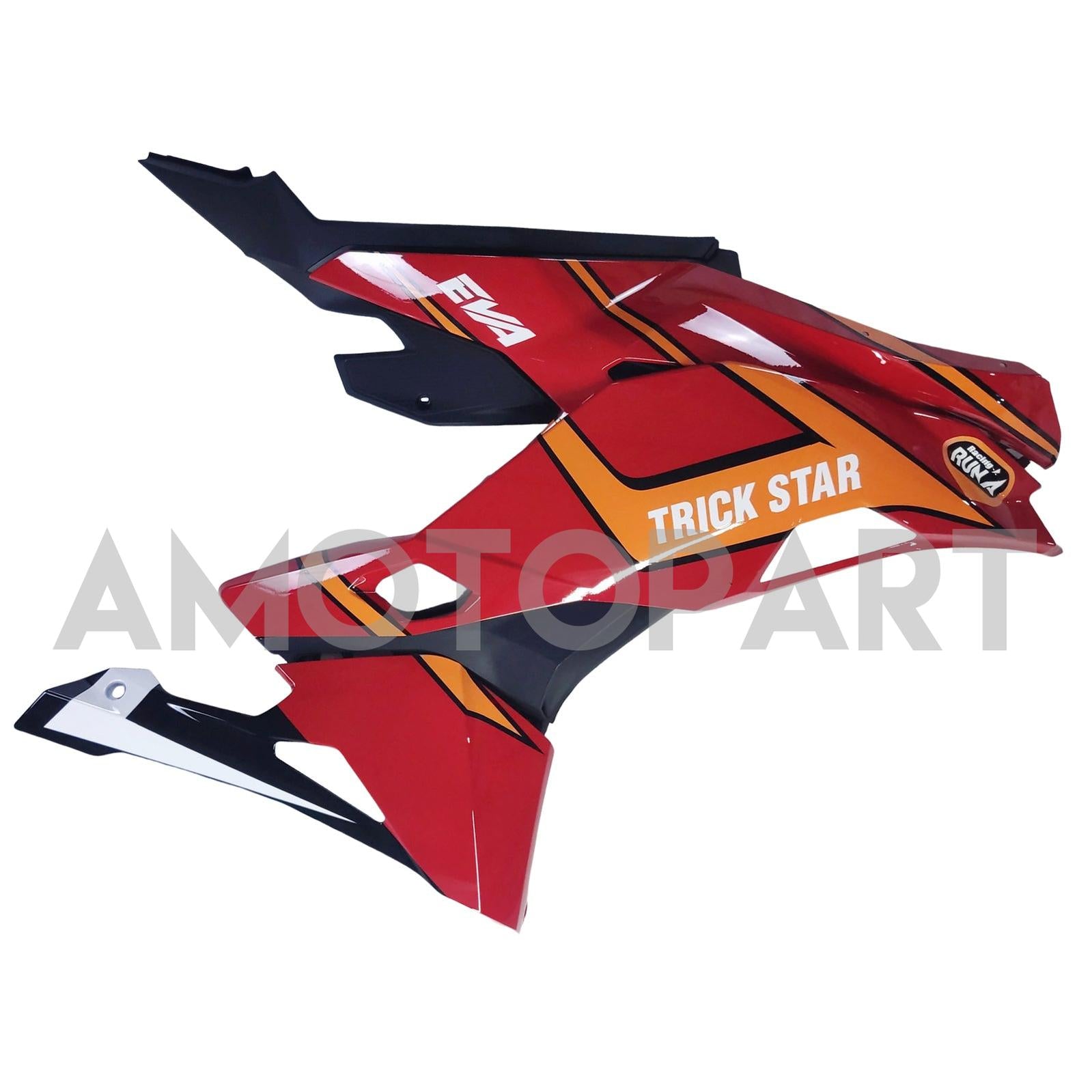Amotopart 2019-2025 Ninja ZX-25R ZX-4R ZX-4RR Kawasaki Red&Orange Fairing Kit