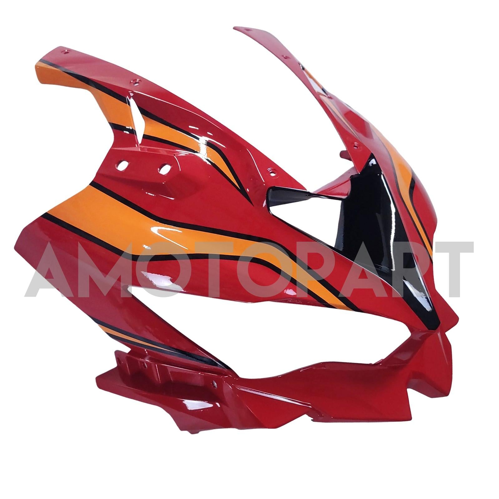 Amotopart 2019-2025 Ninja ZX-25R ZX-4R ZX-4RR Kawasaki Red&Orange Fairing Kit
