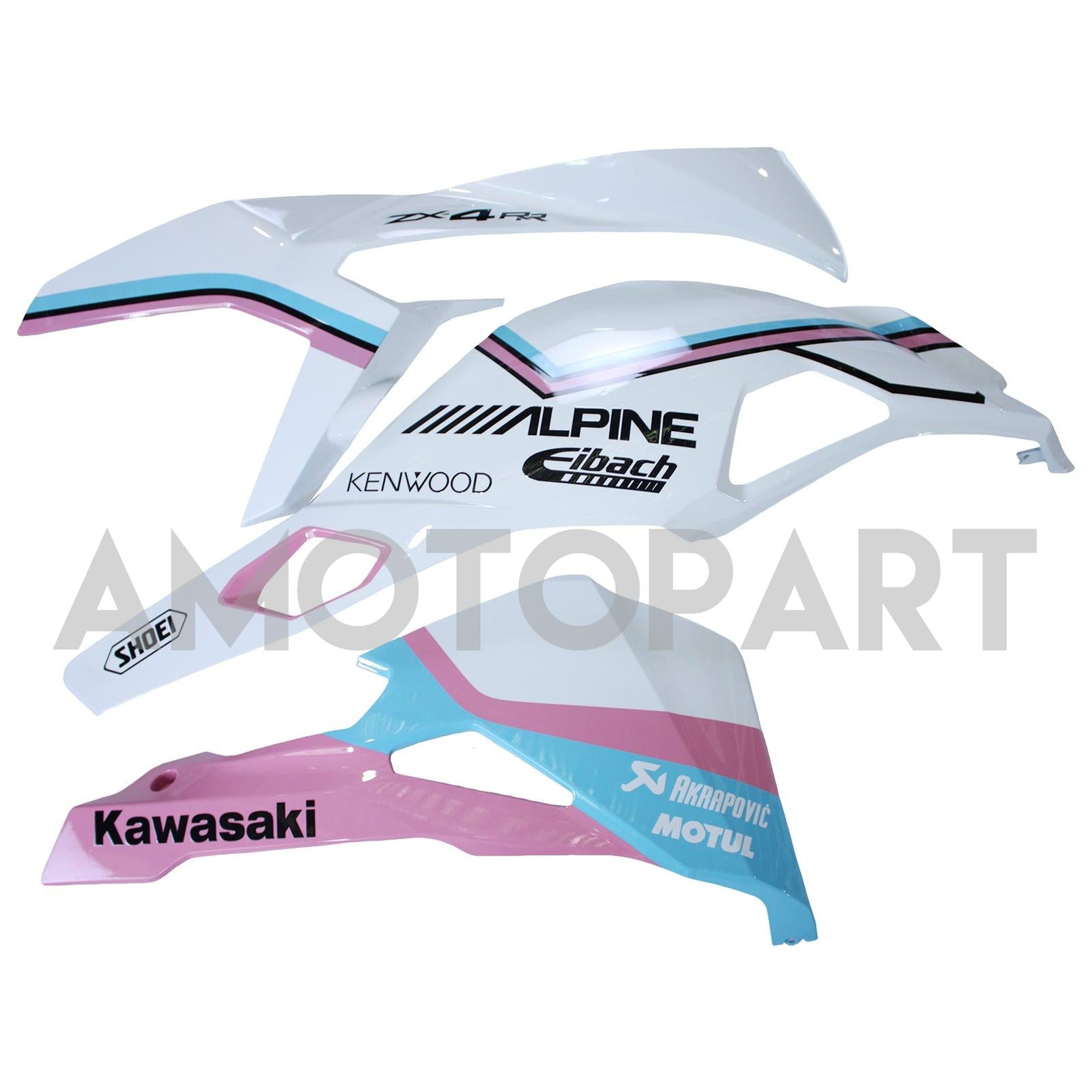 Amotopart 2019-2024 Ninja ZX-25R ZX-4R ZX-4RR Kawasaki ピンク