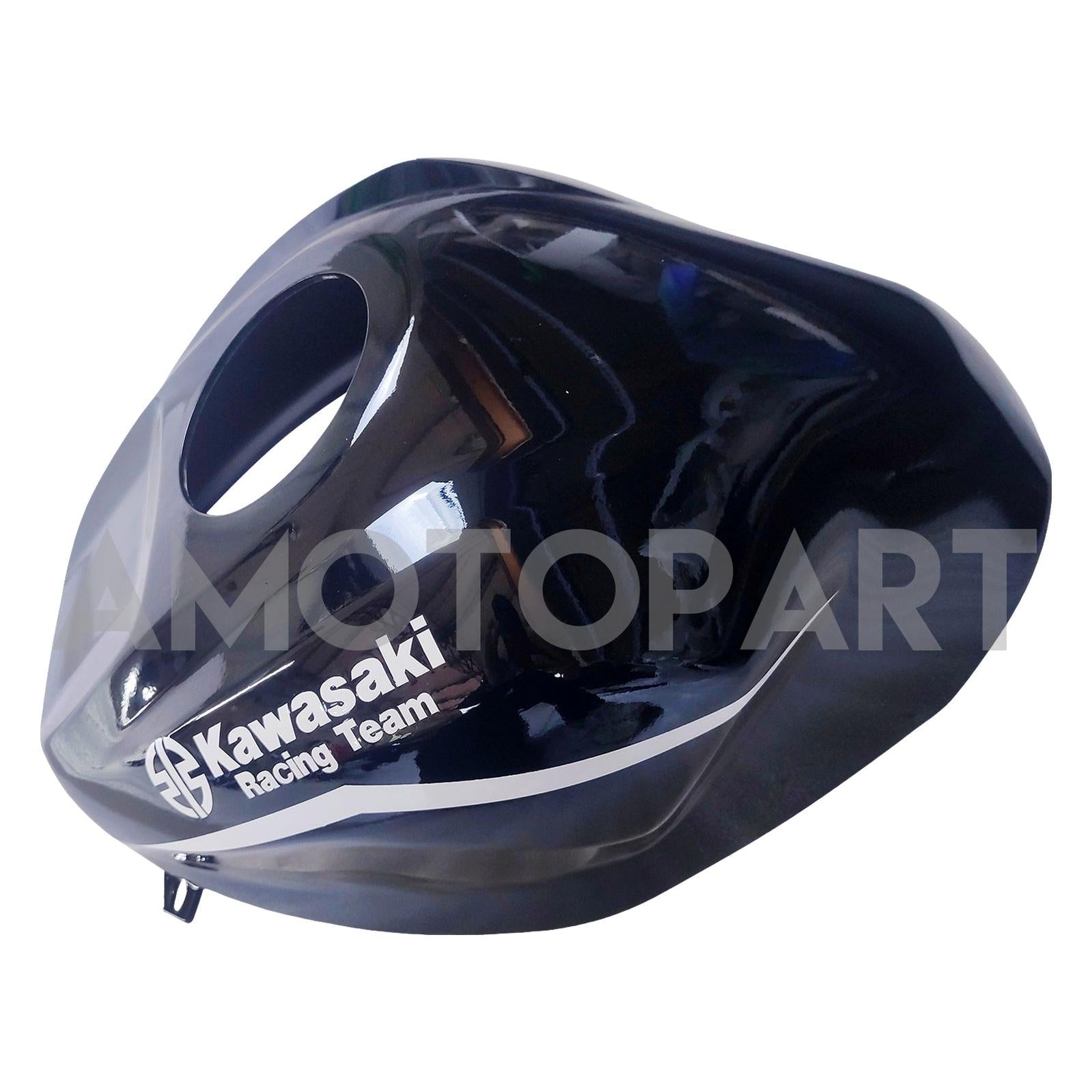 Amotopart 2019-2024 Ninja ZX-25R ZX-4R ZX-4RR Kawasaki Kit carena a strisce bianche e nere
