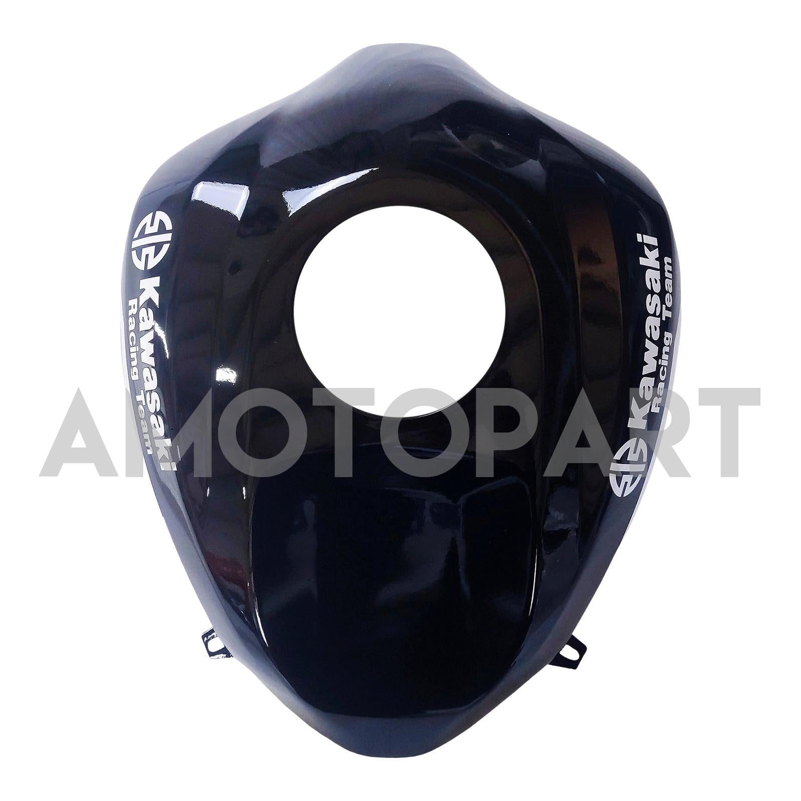 Amotopart 2019-2024 Ninja ZX-25R ZX-4R ZX-4RR Kawasaki Kit carena a strisce bianche e nere