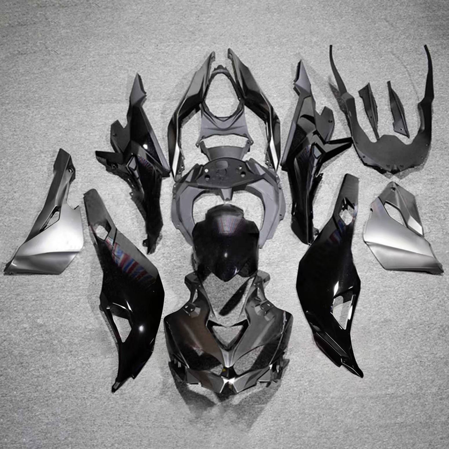 Amotopart 2019-2026 Ninja ZX-25R ZX-4R ZX-4RR Kawasaki Black&Grey Fair