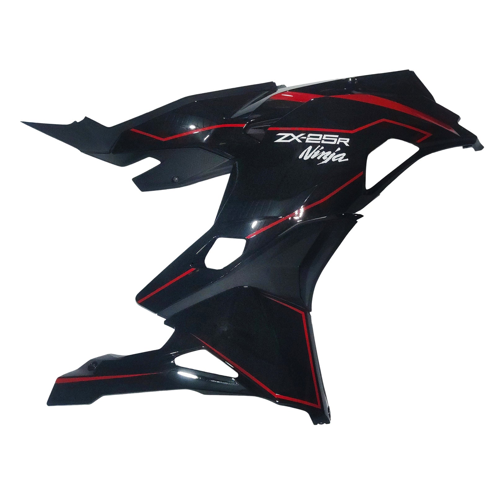 Amotopart 2019-2026 Ninja ZX-25R ZX-4R ZX-4RR Kawasaki Black&Red Strip