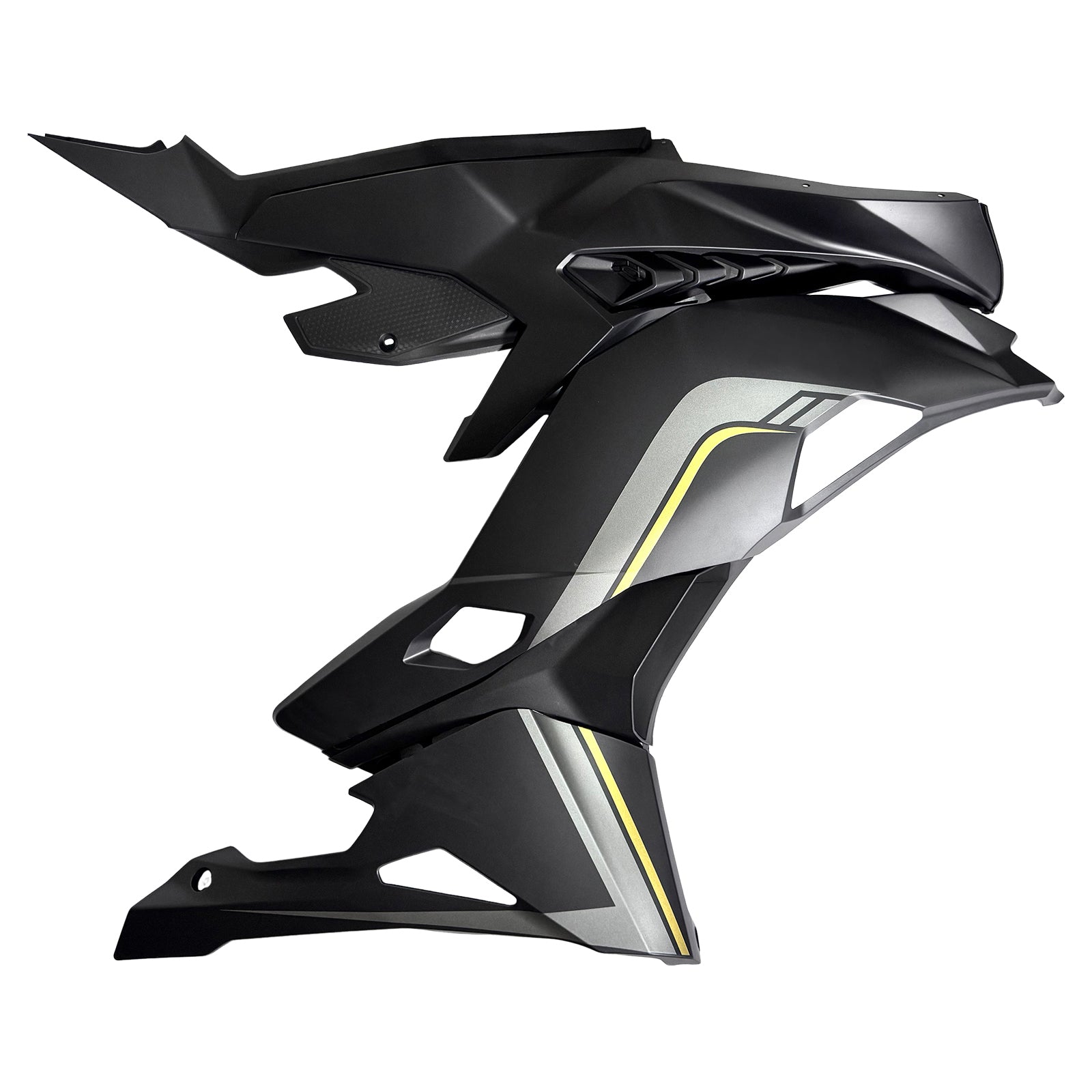 Amotopart 2019-2025 Ninja ZX-25R ZX-4R ZX-4RR KAWASAKI Black & Gold Strips Fairing Kit