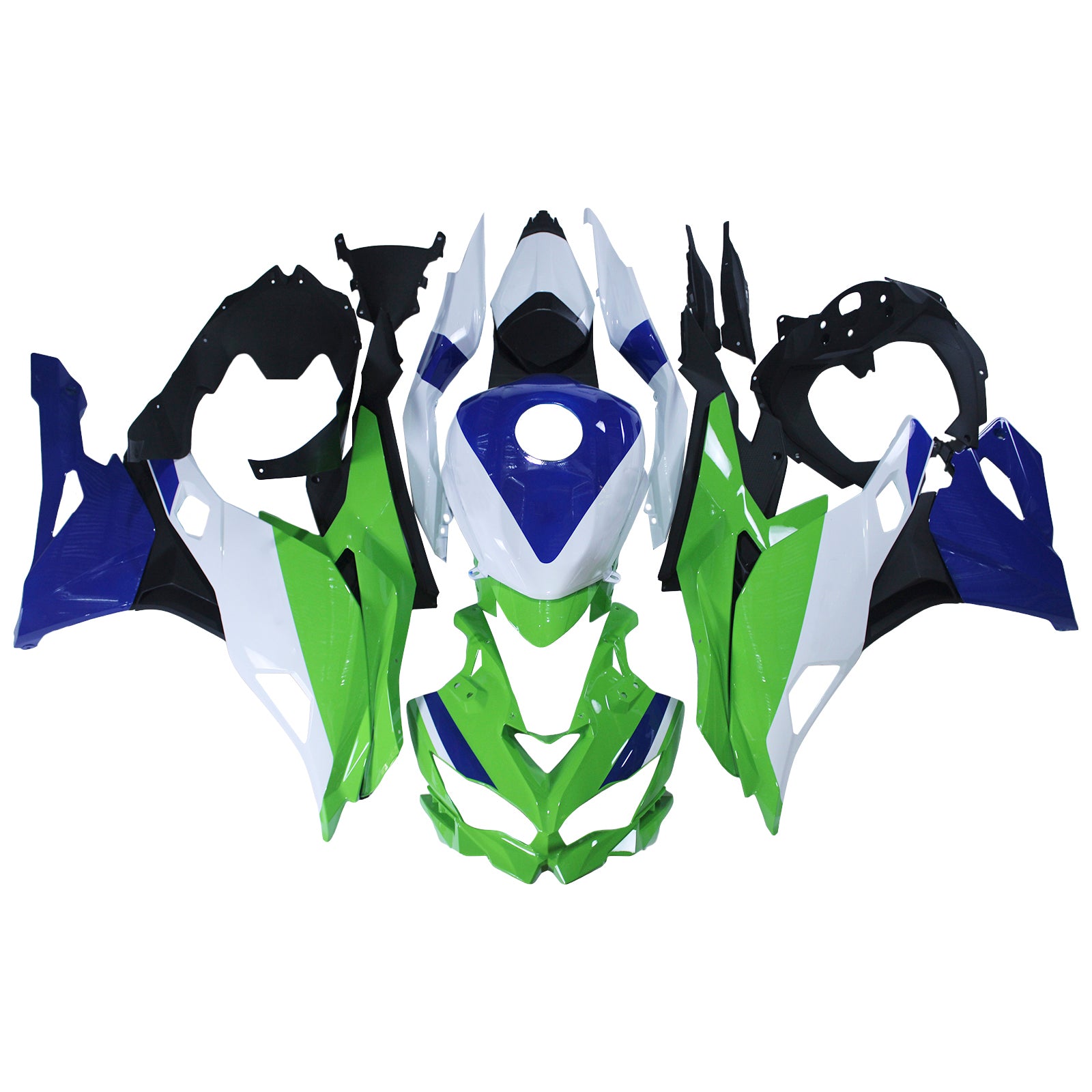 Amotopart 2019-2025 Ninja ZX-25R ZX-4R ZX-4RR Kawasaki Green Blue Fair